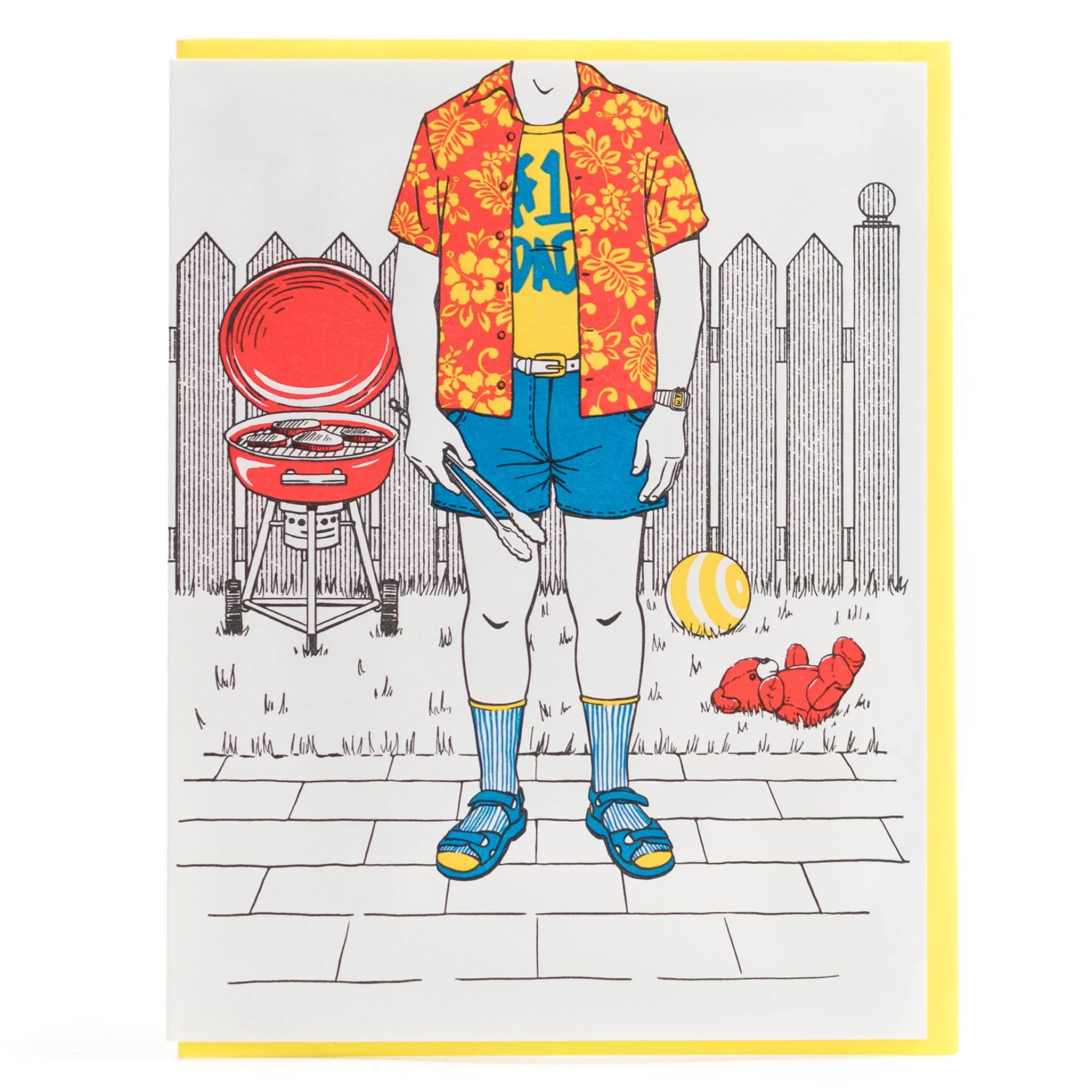 #1 Dad T-Shirt Card