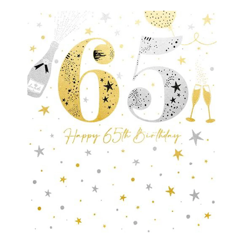 65th Birthday Champagne