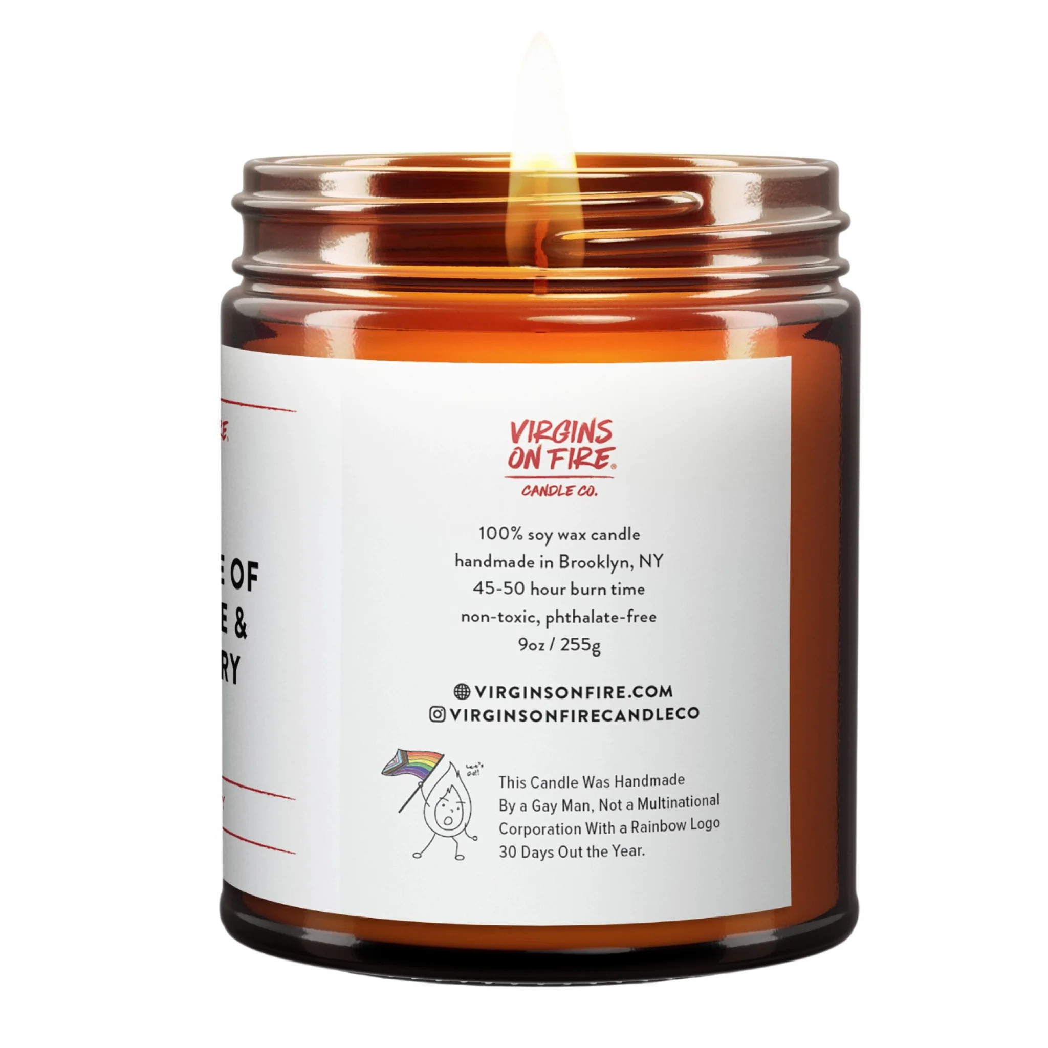A Lifetime of Deviance & Faggotry Candle - Image 2