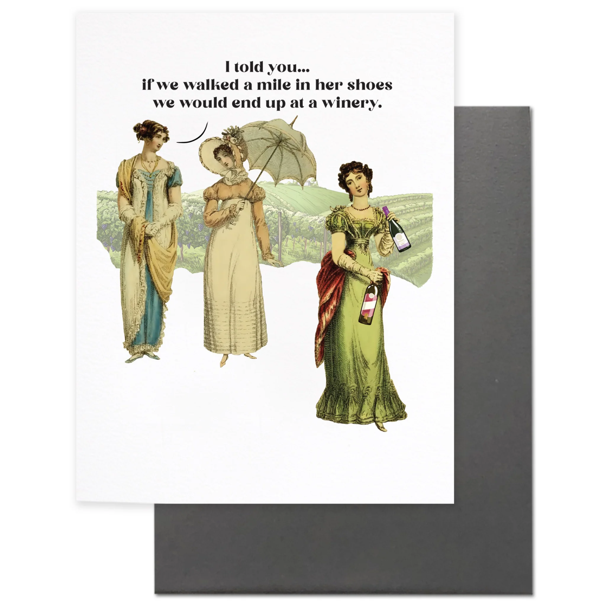 A Mile in Her Shoes Greeting Card