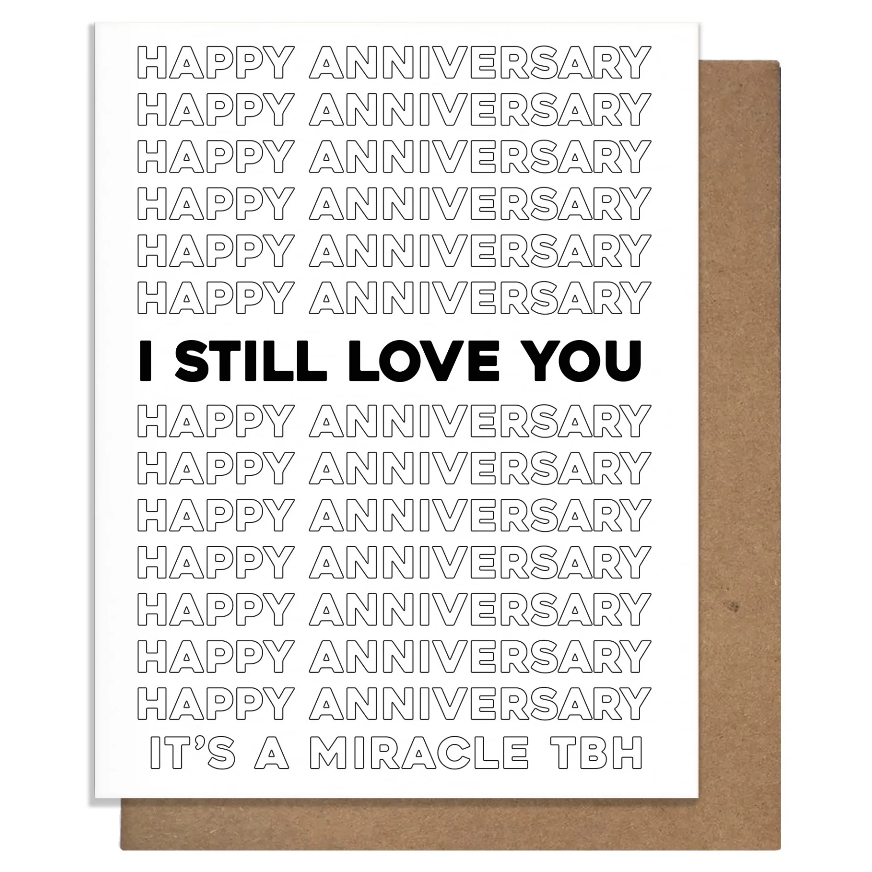 A Miracle I Still Love You Anniversary Card