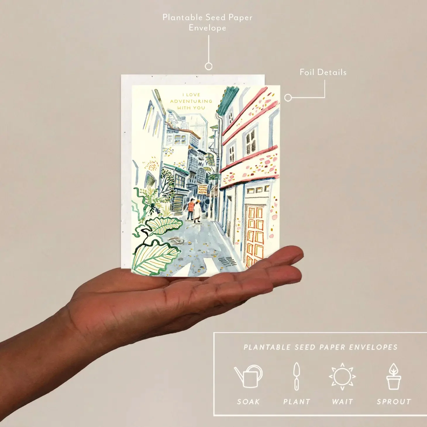 Adventuring With You Plantable Card - Image 2