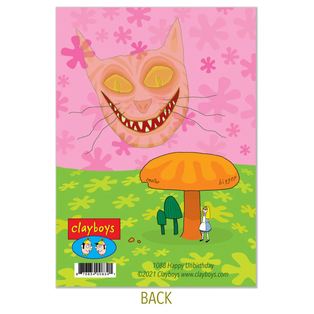 Alice In Wonderland Happy Unbirthday Card - Image 3
