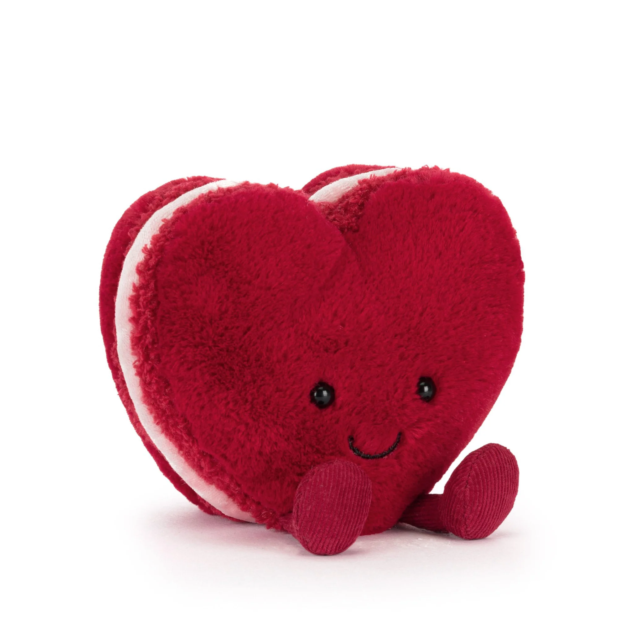 Jellycat Amuseables Arlette Heart Macaron Red