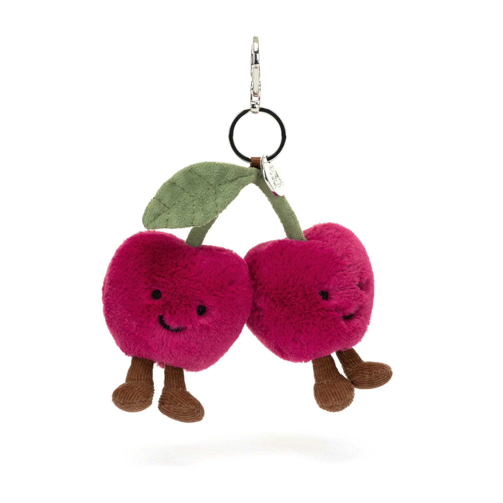 Jellycat Amuseables Cherries Bag Charm - Image 2