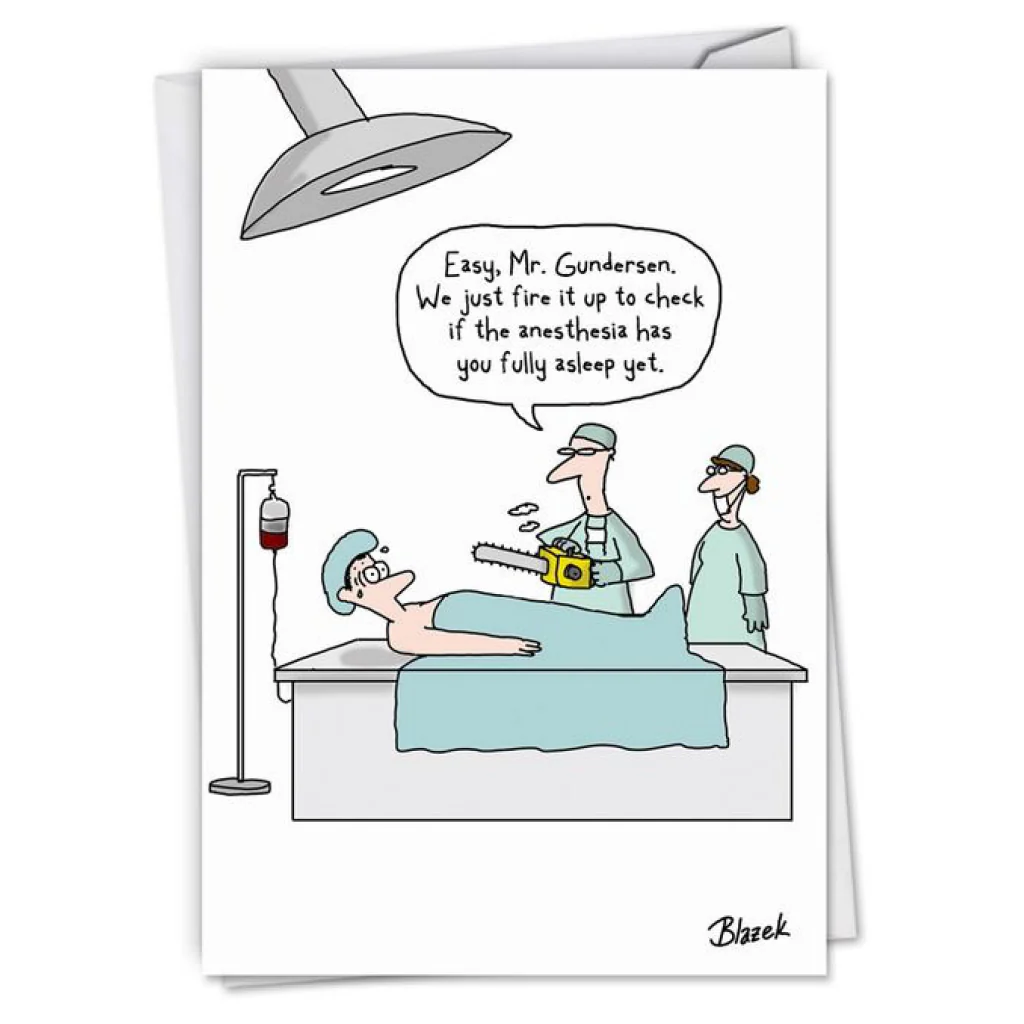 Anesthesia Get Well Card
