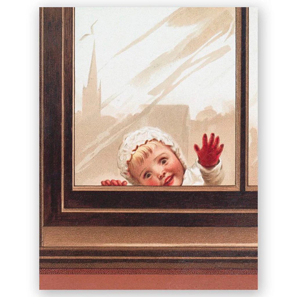 Baby In Window Card