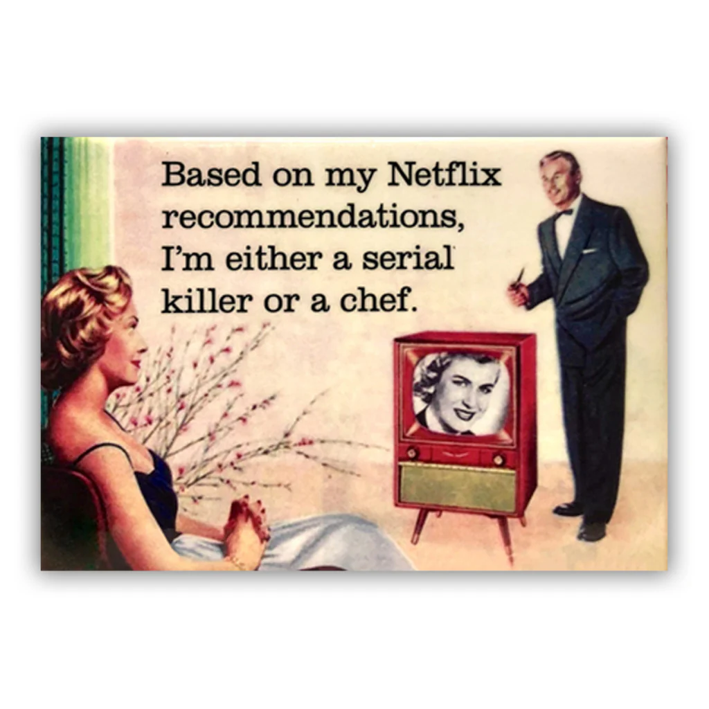 Based On My Netflix Recommendations Magnet