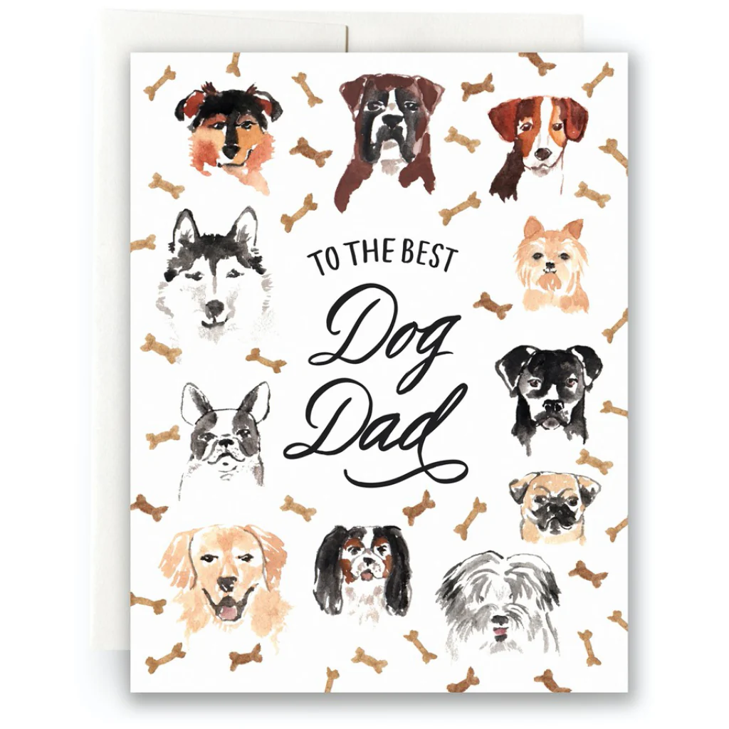 Best Dog Dad Card