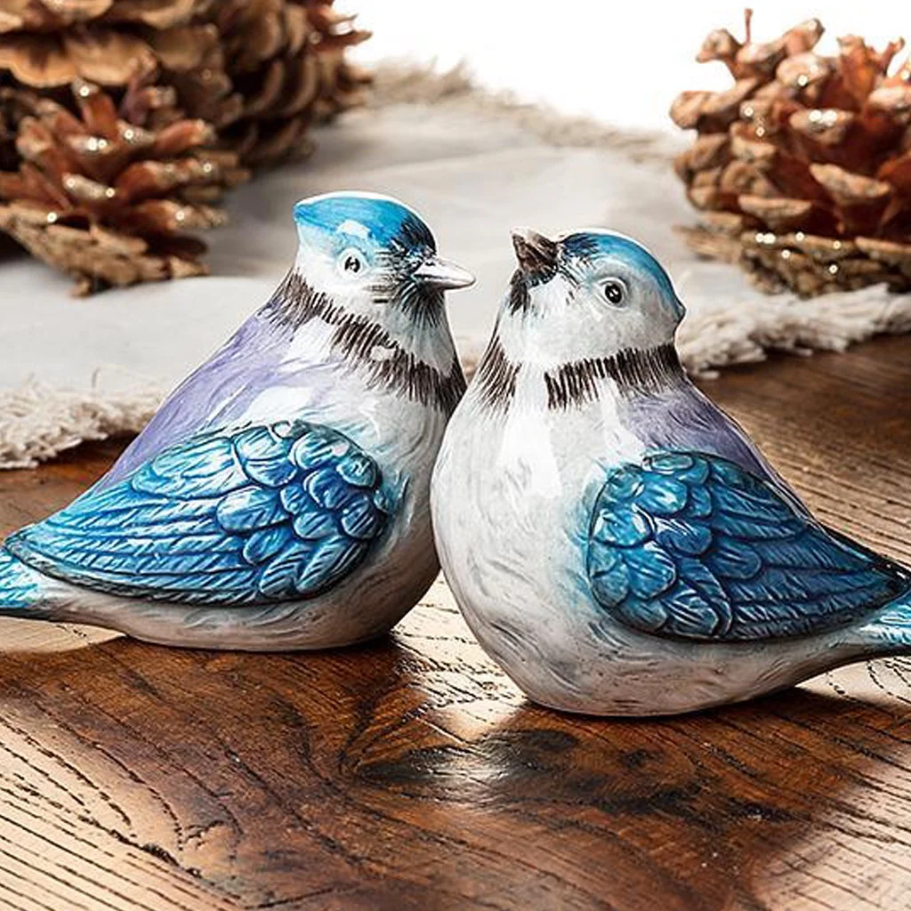 Blue Jay Salt & Pepper Shakers - Image 2