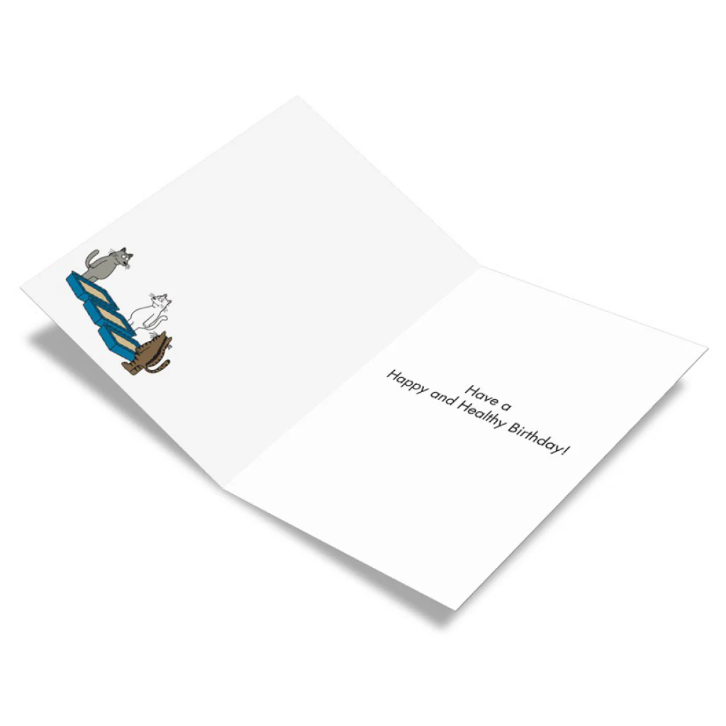 Cat Crossfit Birthday Card - Image 2