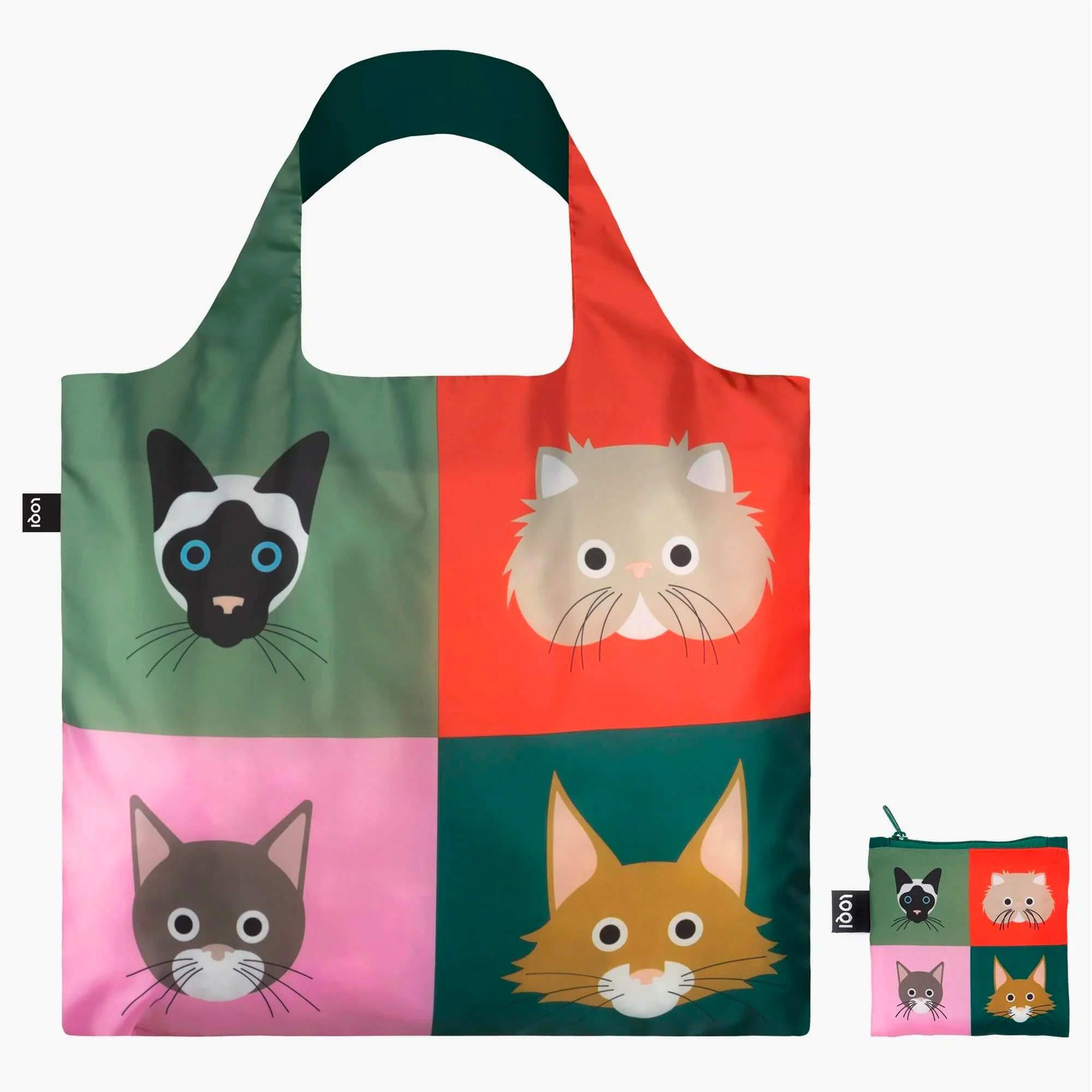 Cats Recycled Recycled Tote Bag - Image 2