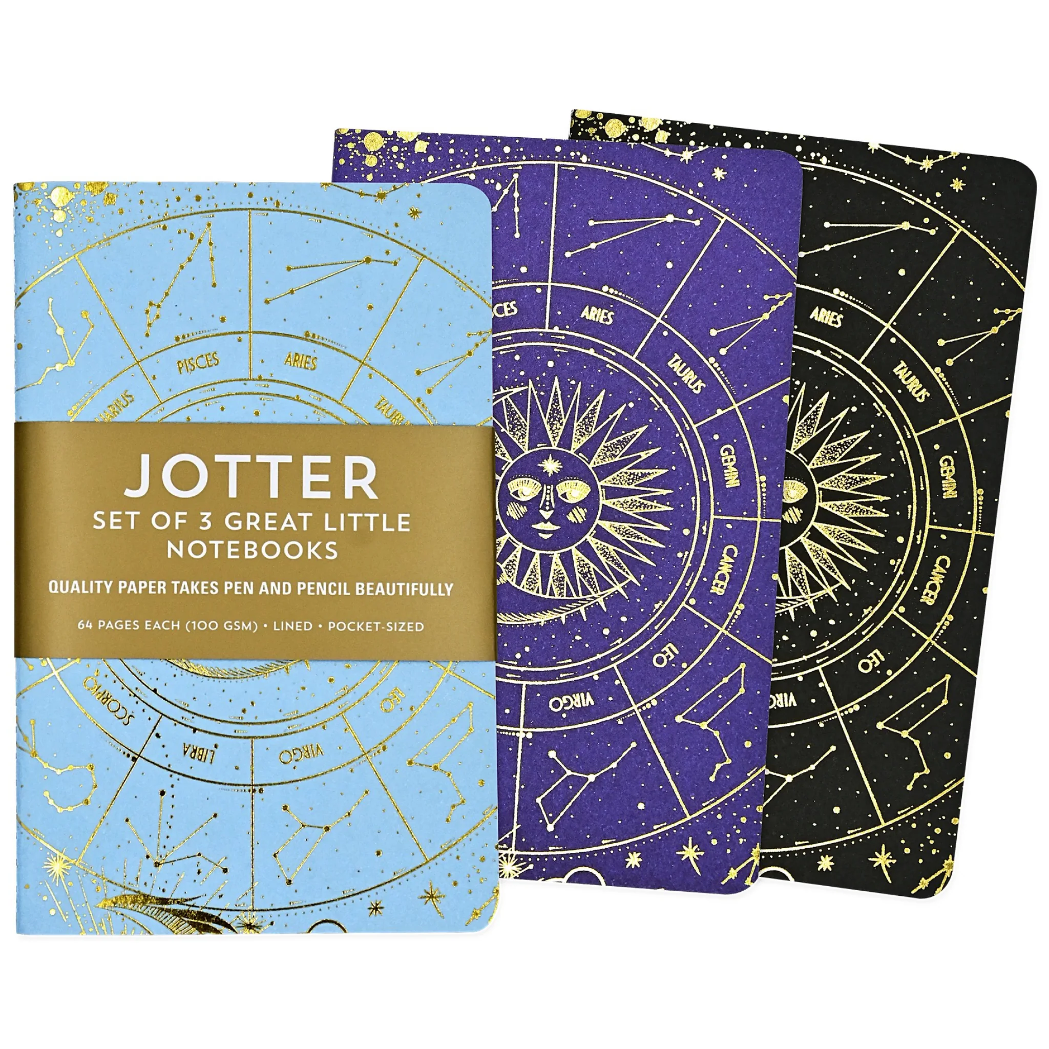 Celestial Jotter Notebooks 3 Pack