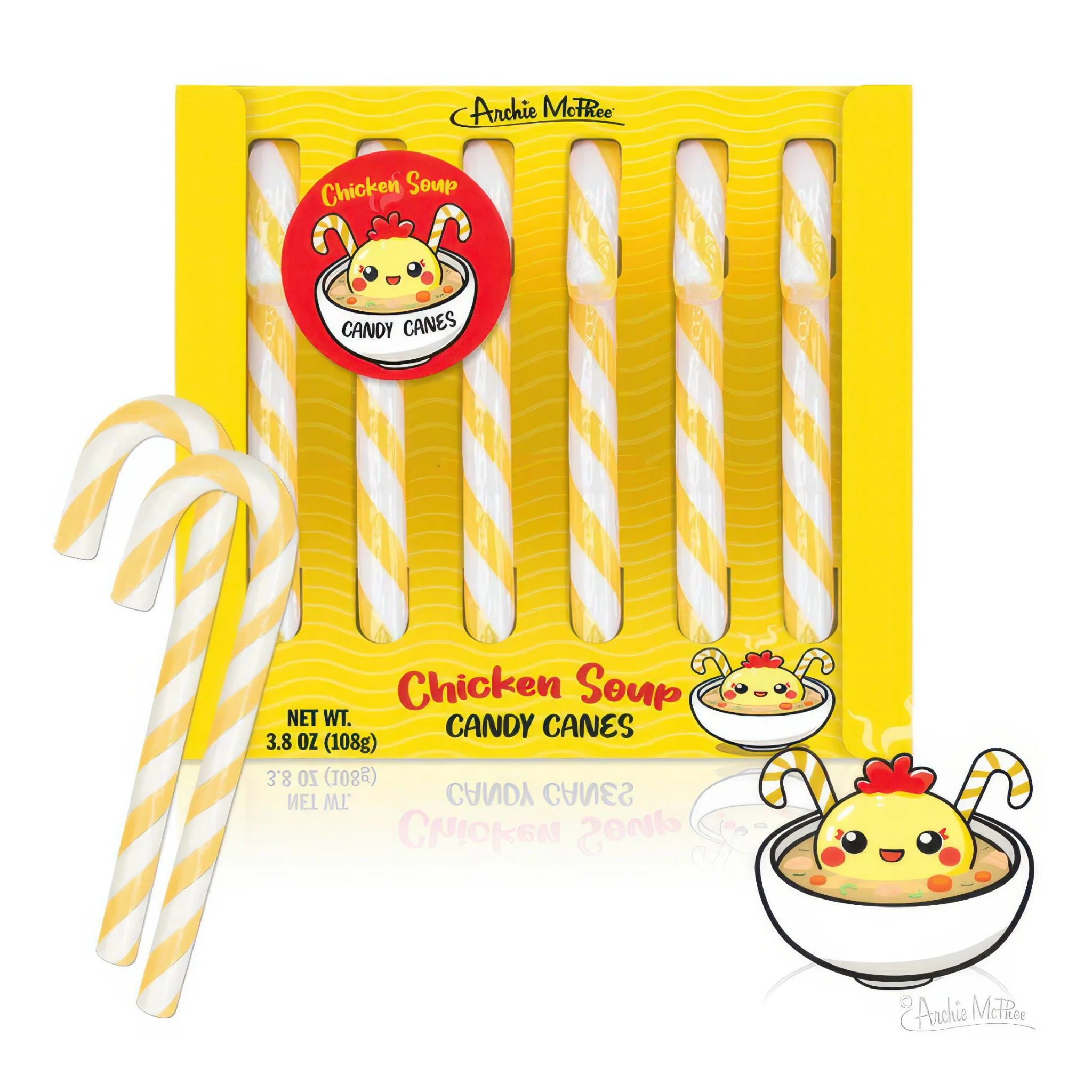 Chicken Soup Candy Canes