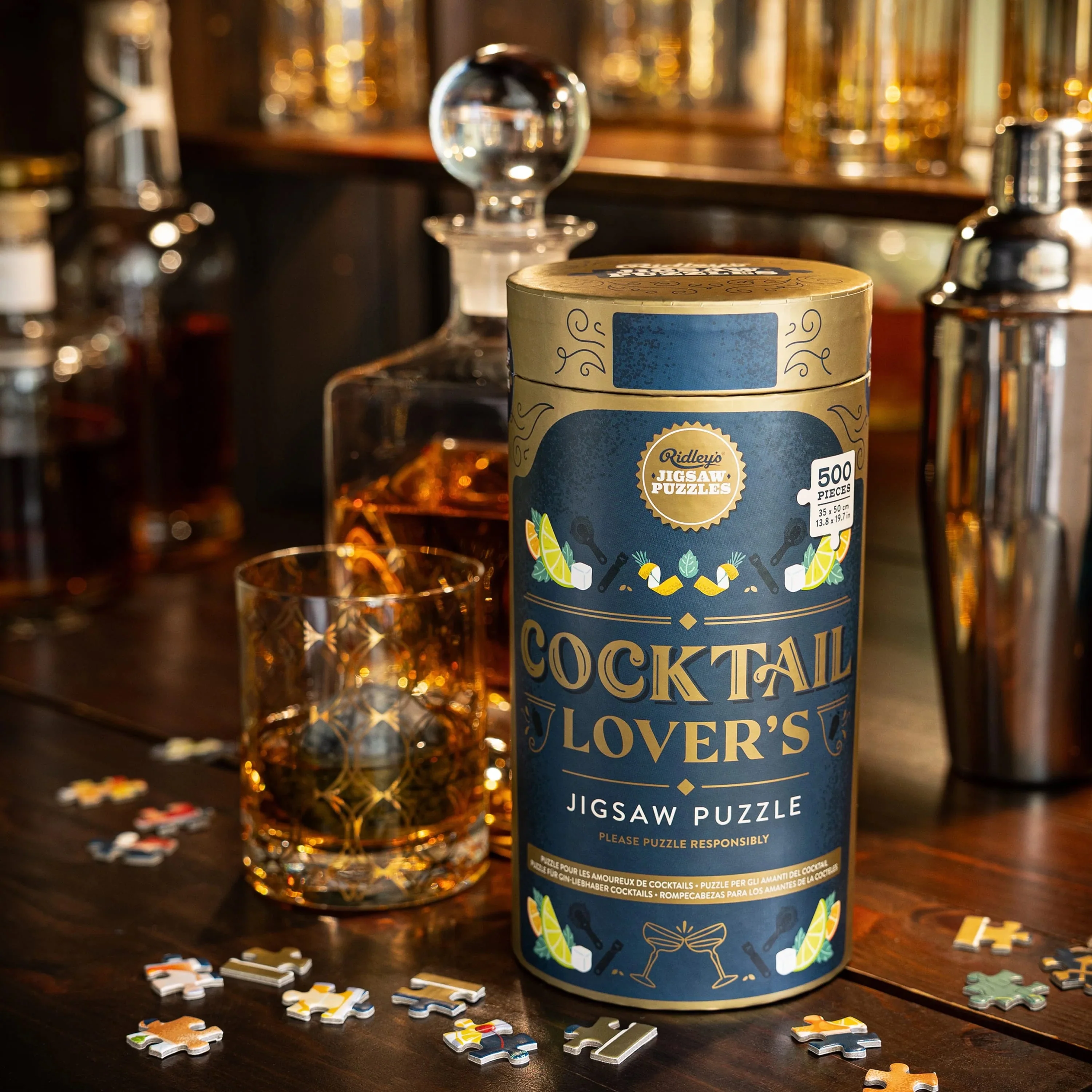 Cocktail Lover's 500 Piece Jigsaw Puzzle - Image 3