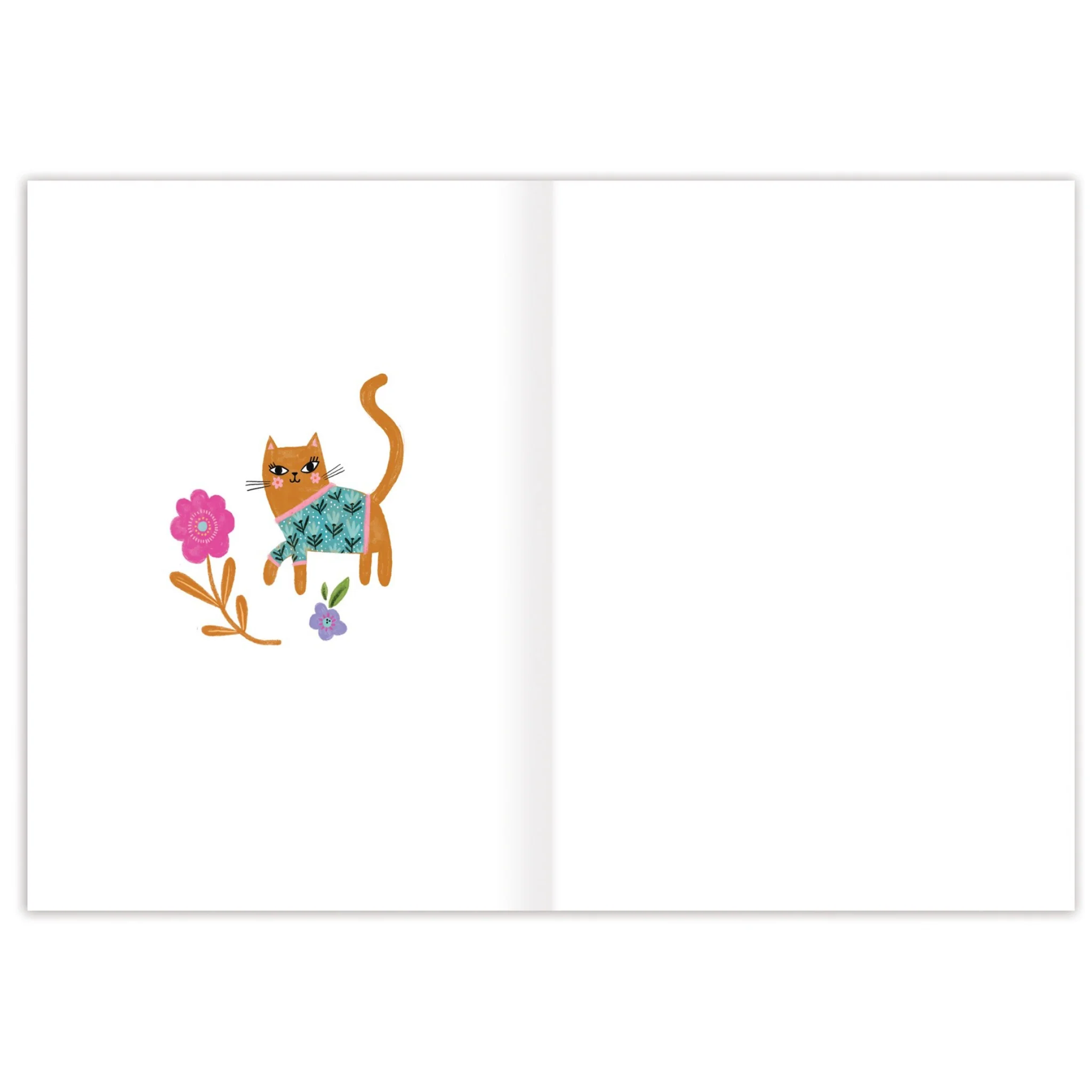 Colorful Cats Blank Card - Image 2