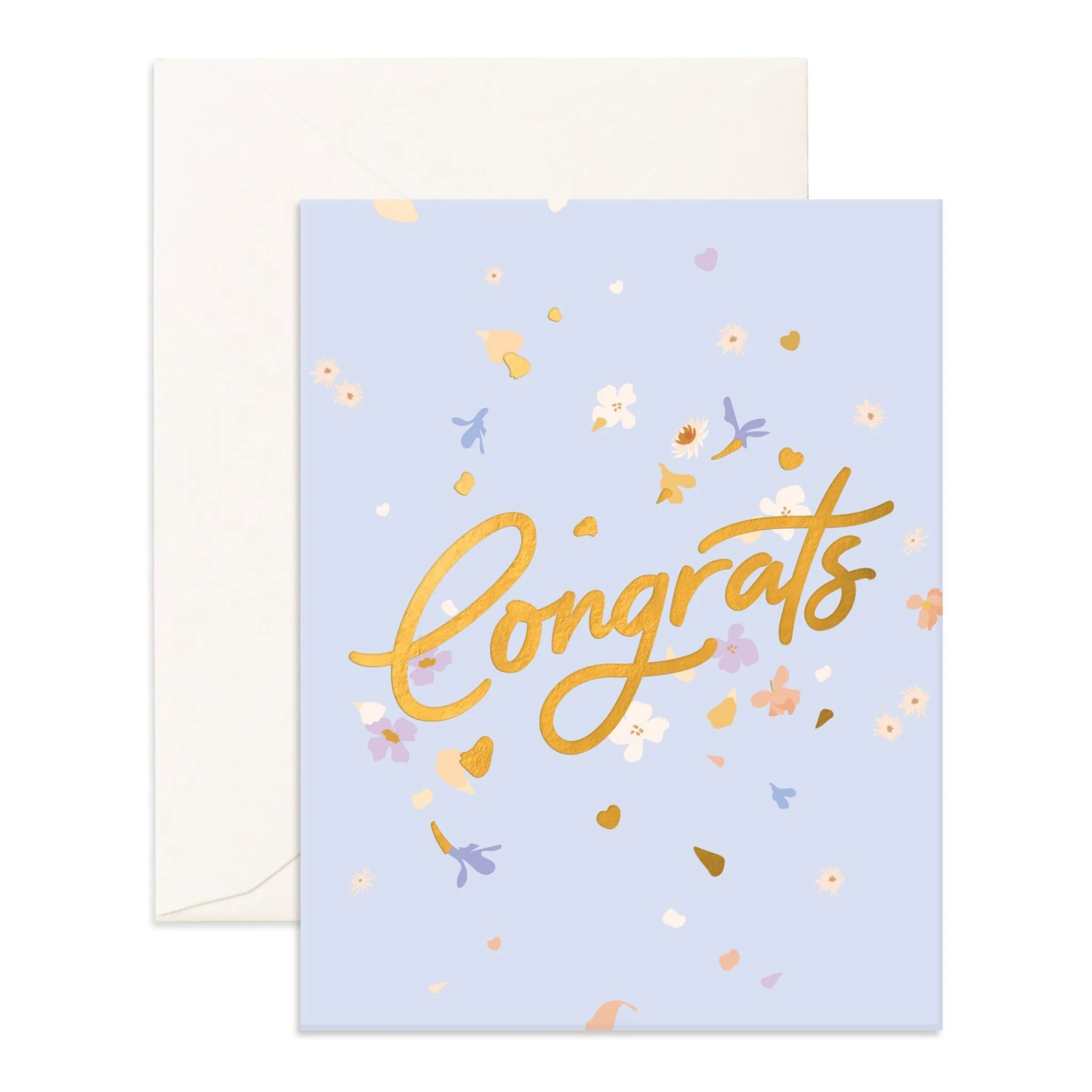 Congrats Flowerbomb Greeting Card