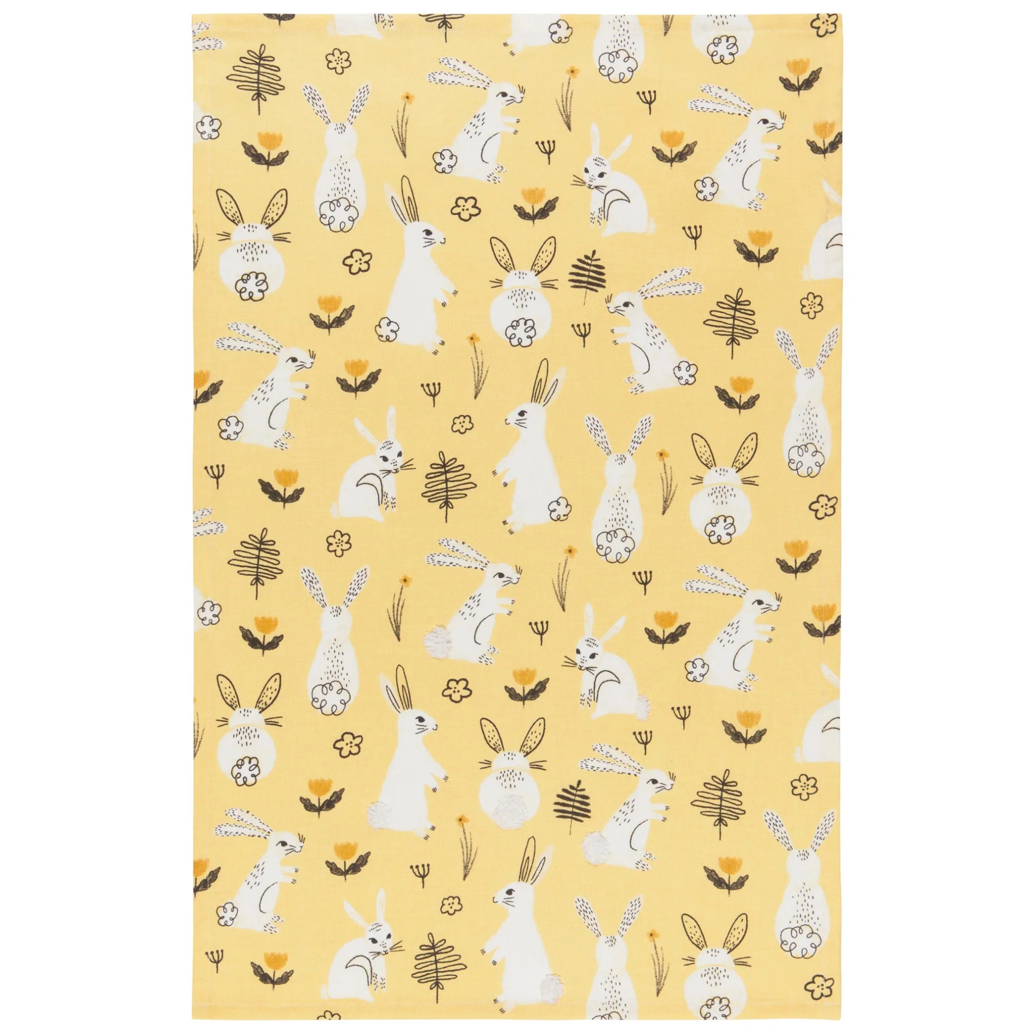 Cottontail Bunny Dishtowel