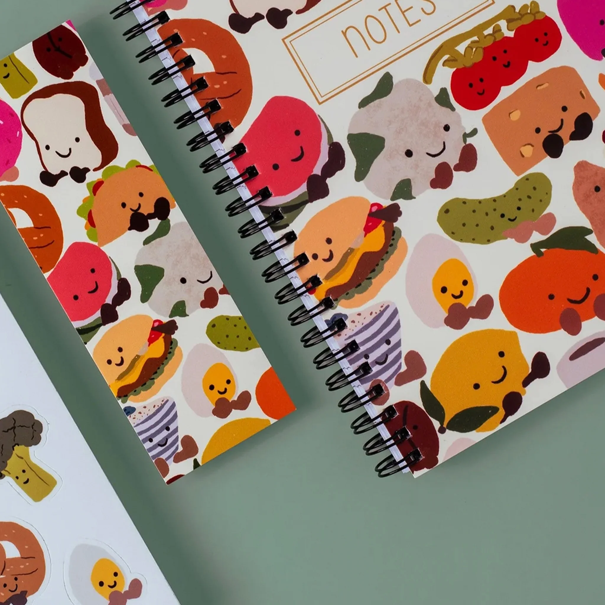Cute Creatures Food Sticker Sheet - Image 2