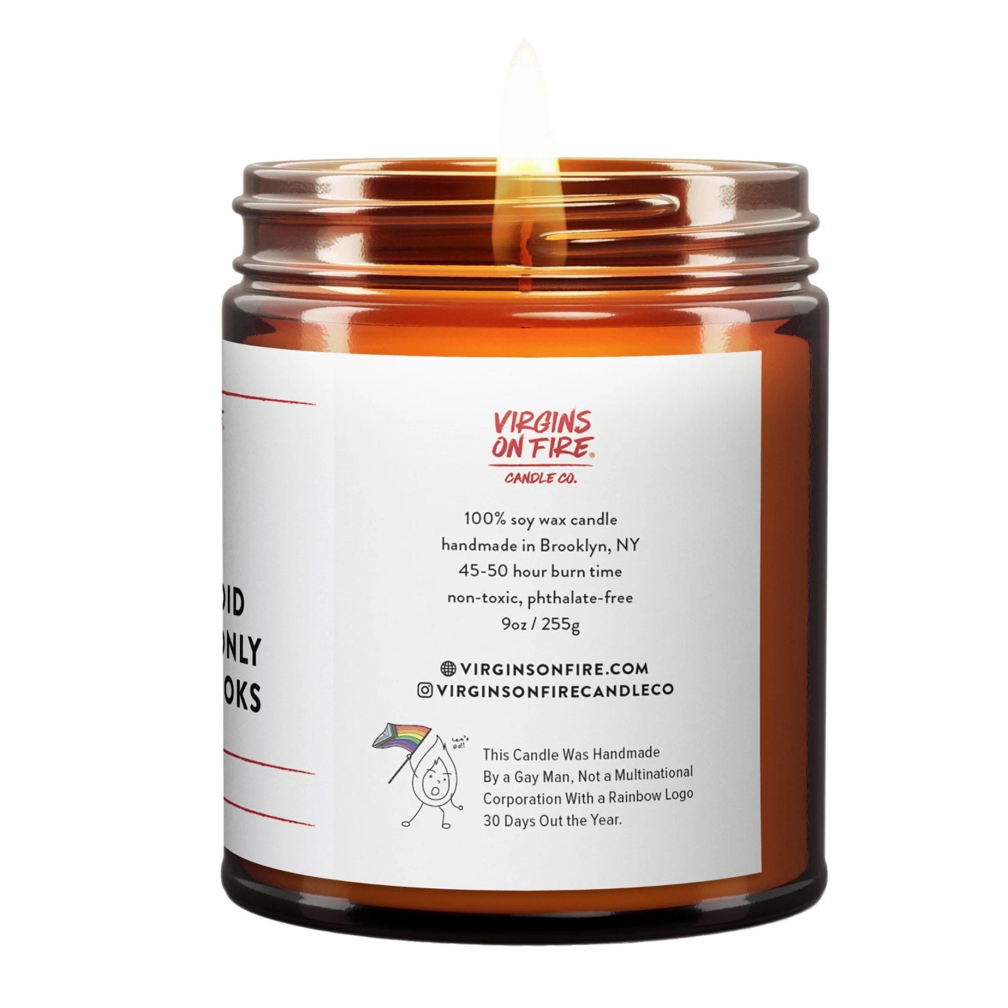 Dark Void Filled Only With Books Candle - Image 2