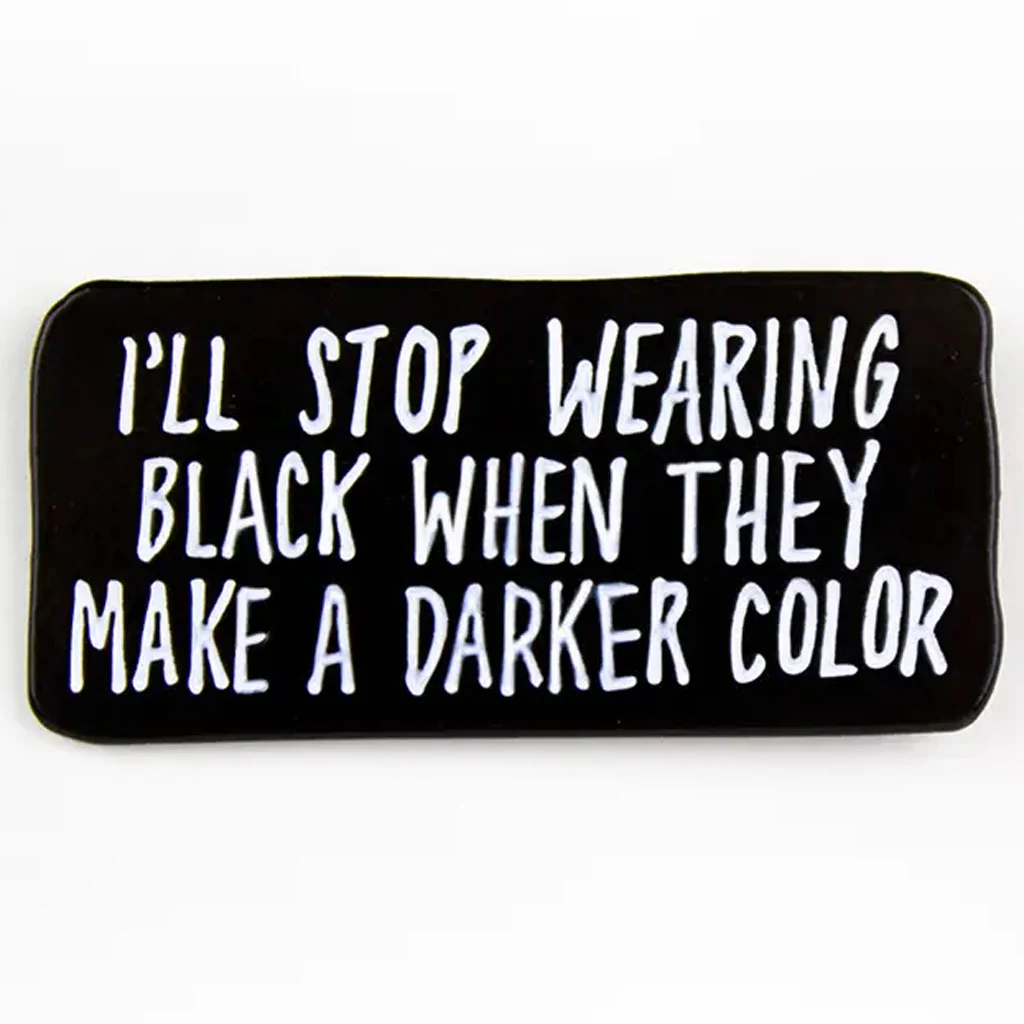 Darker Color Enamel Pin