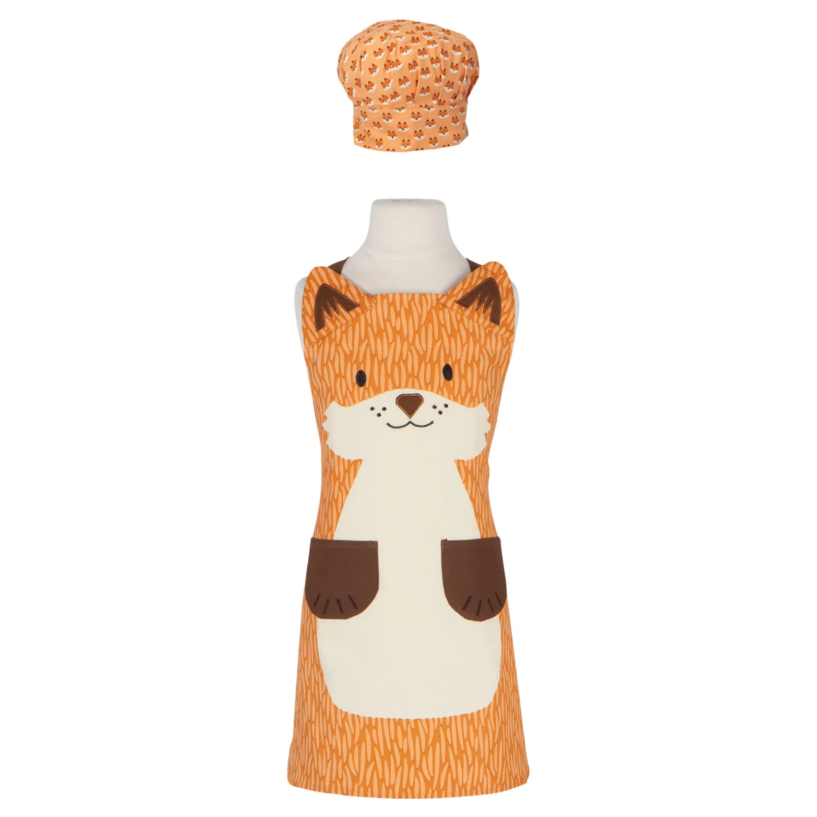 Daydream Fox Kid's Apron & Hat Set