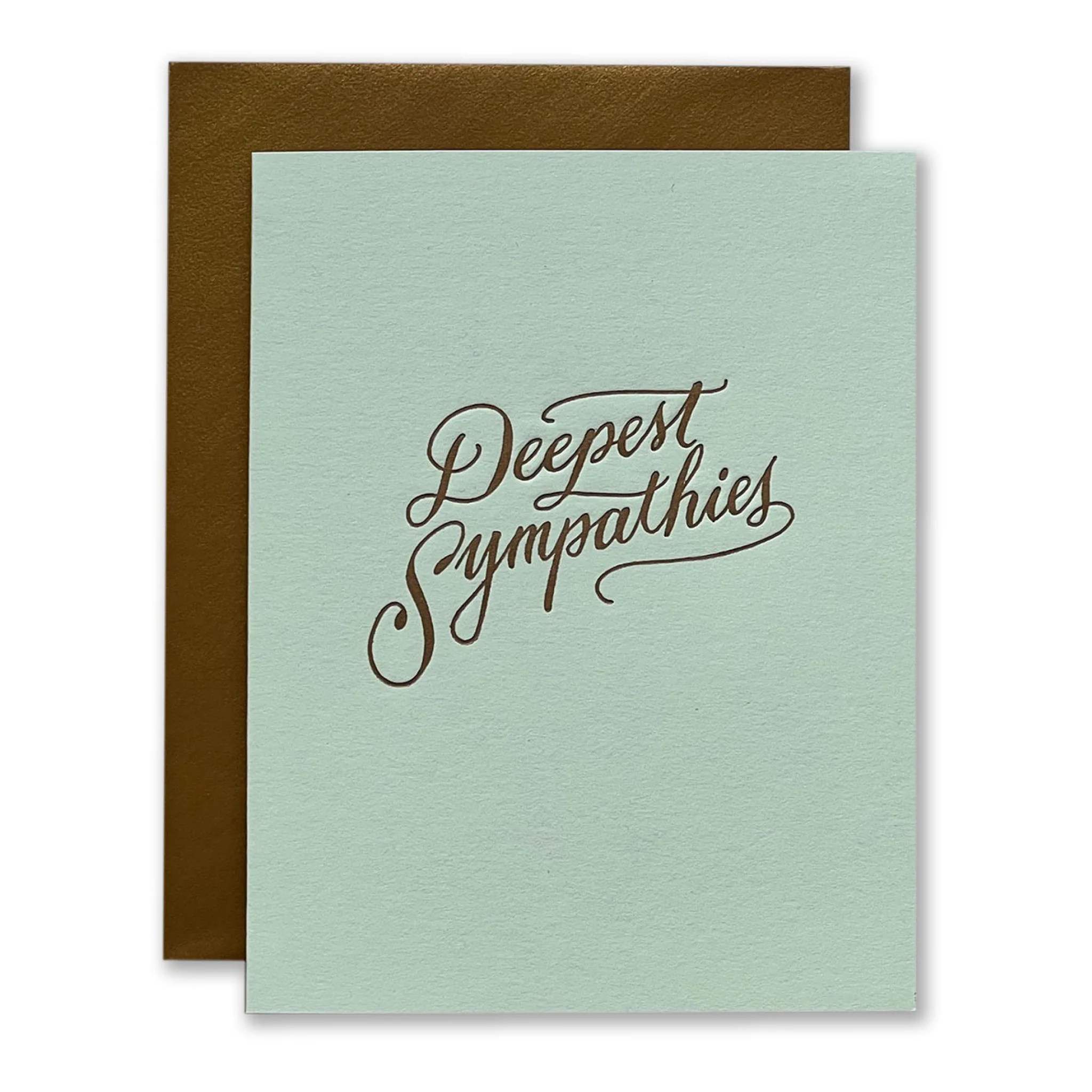 Deepest Sympathies Script Card