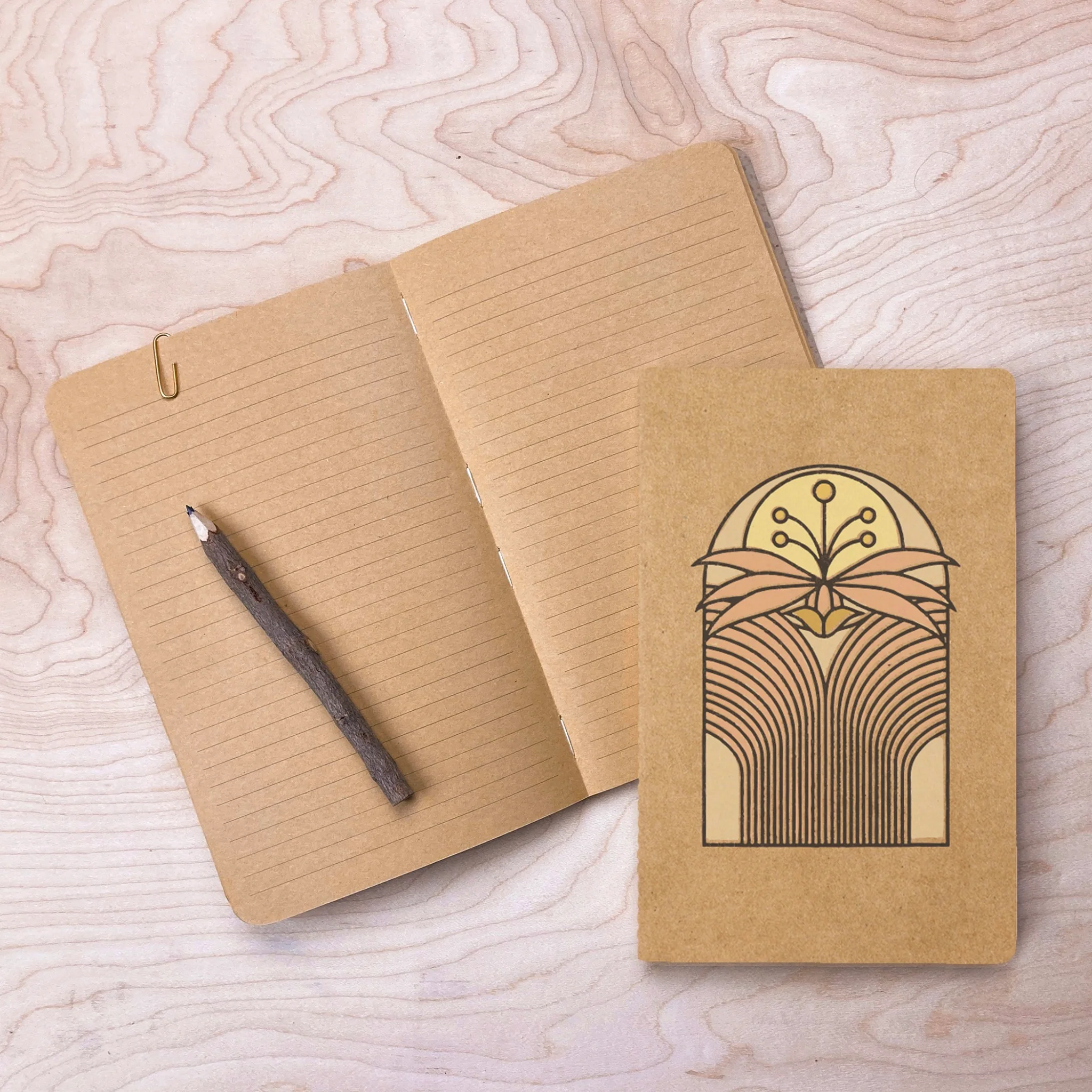 Desert Bloom Kraft Layflat Notebook - Image 3