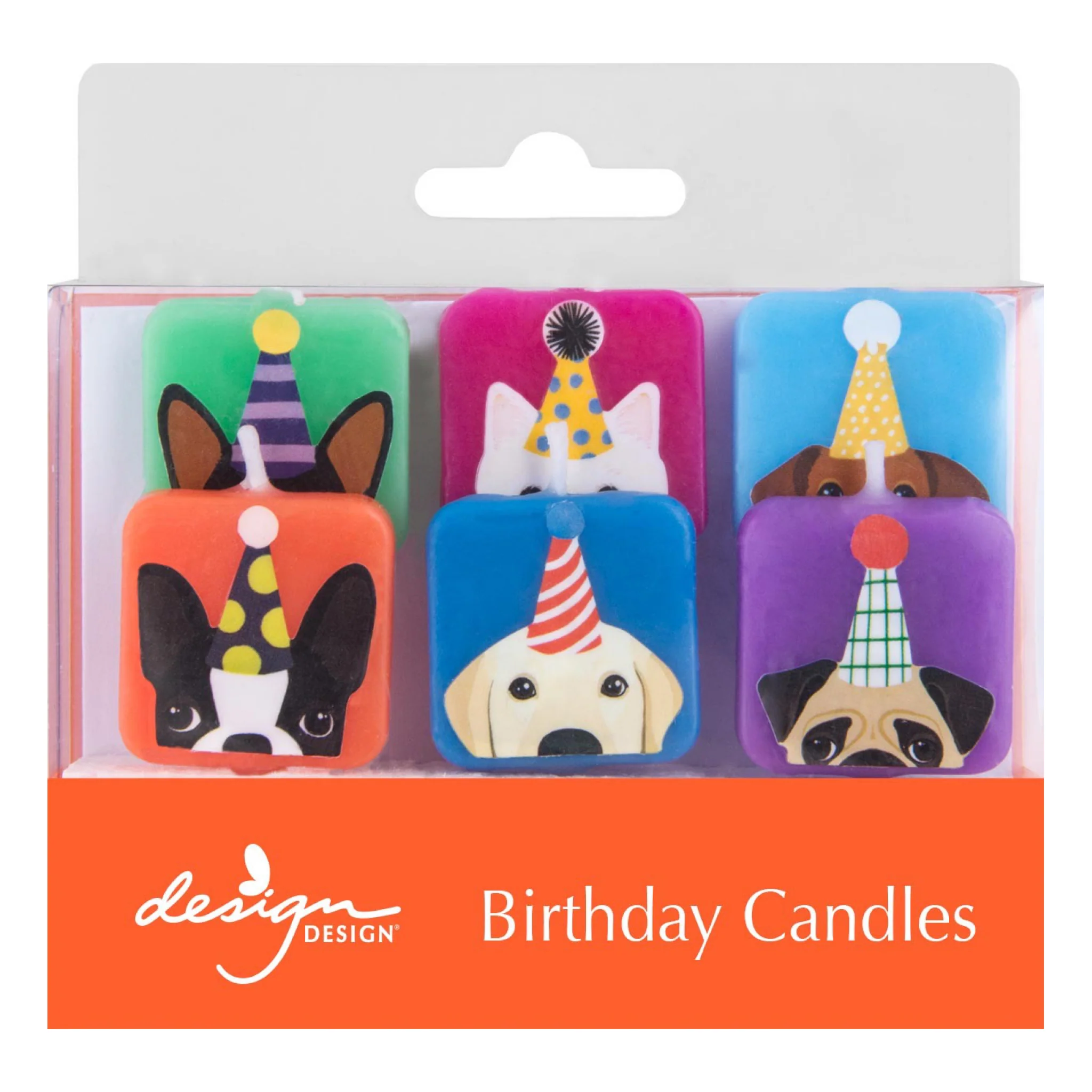 Dogs With Hats Birthday Candles