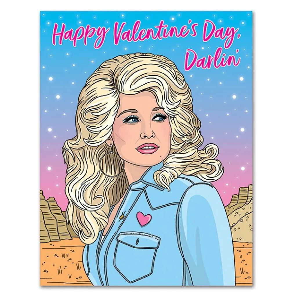 Dolly Parton Valentine Darlin' Card