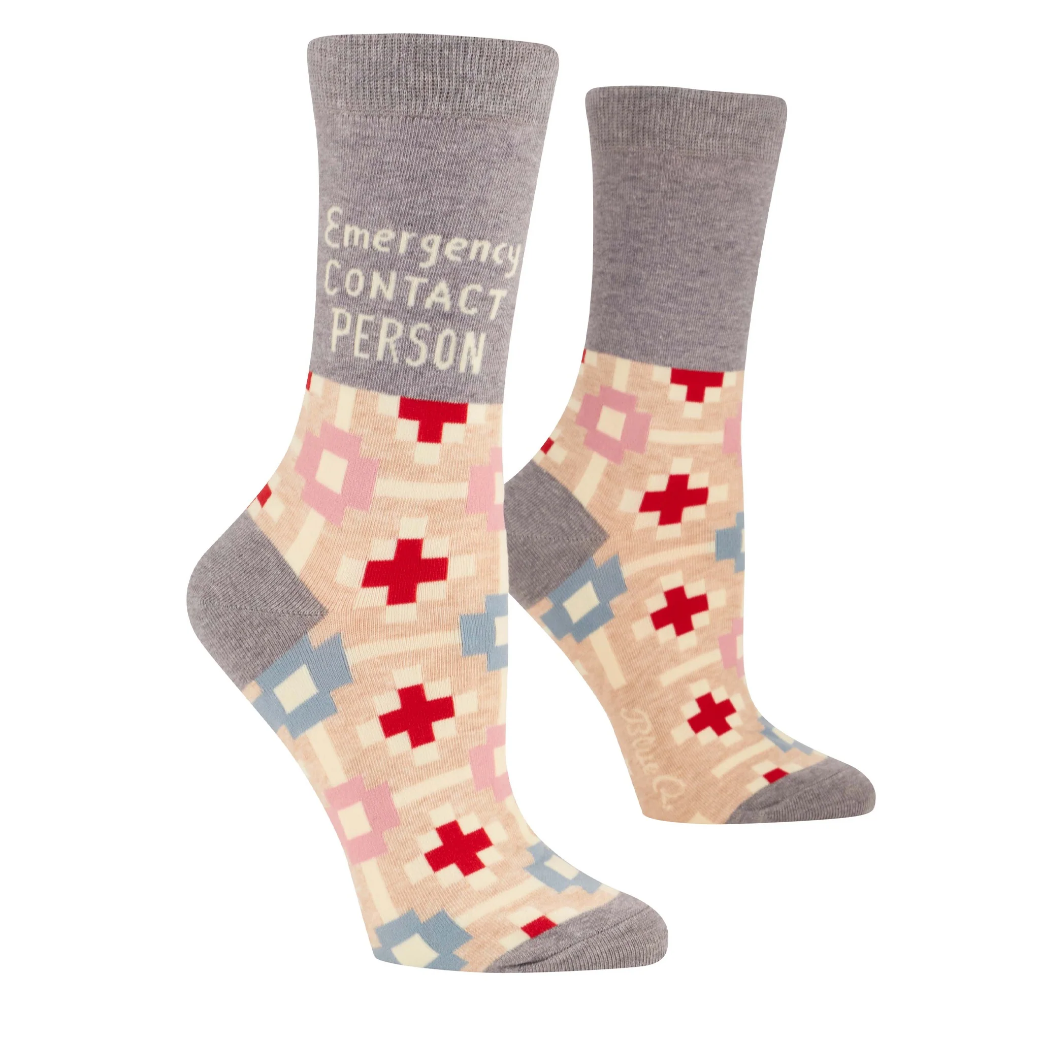 Emergency Contact Crew Socks