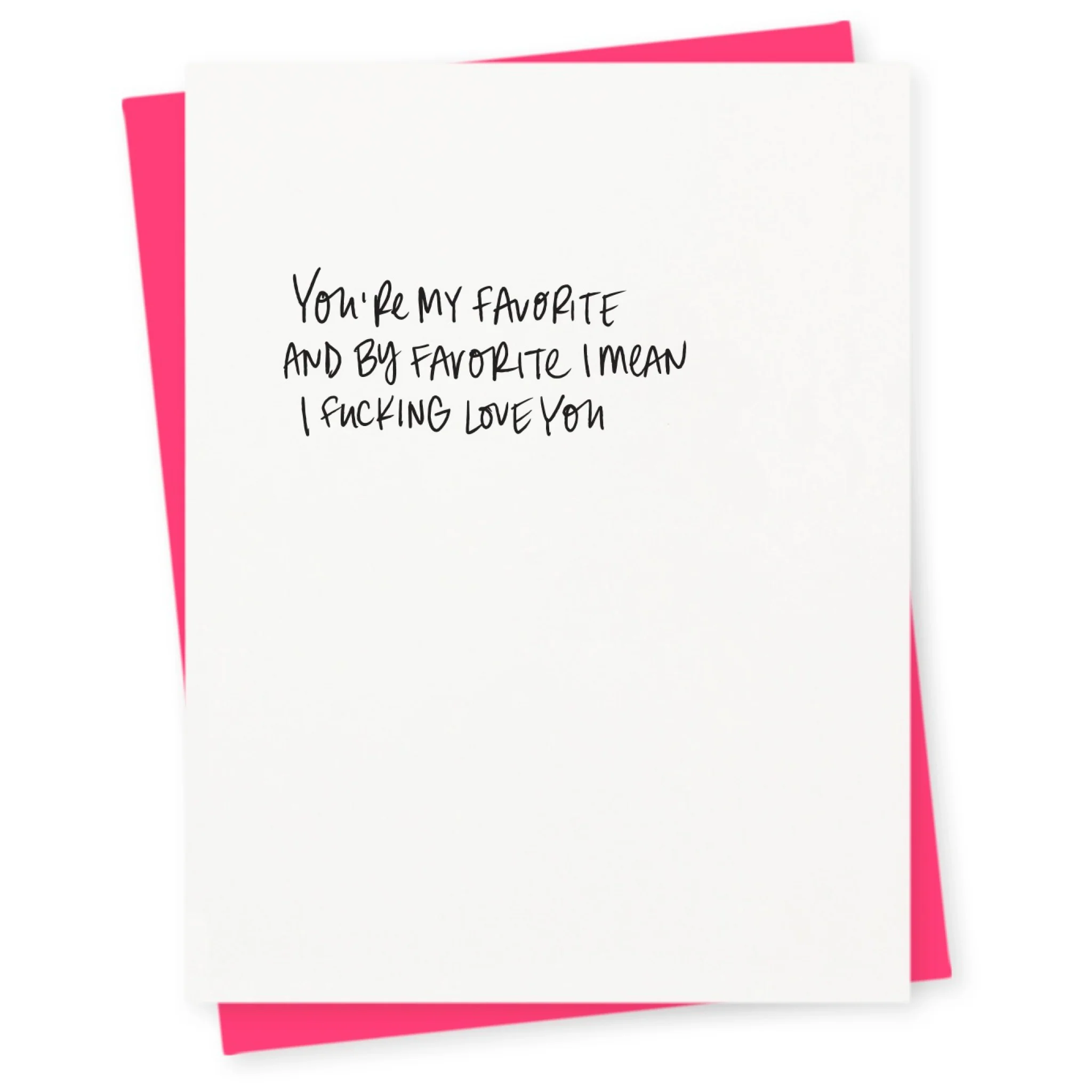 Favorite Relationship Card