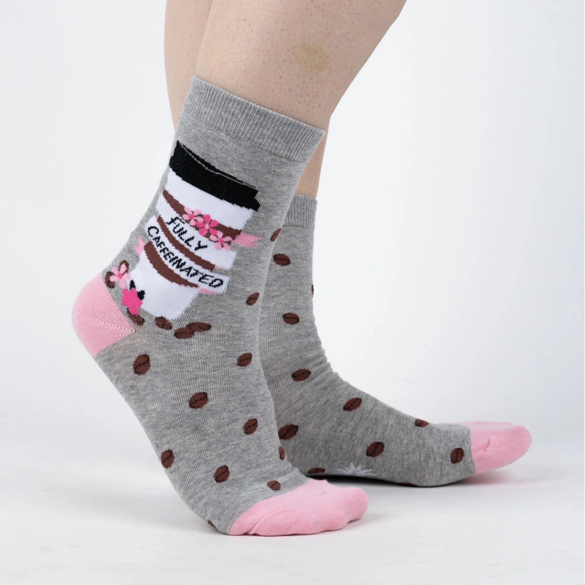 Fully Caffeinated Women's Crew Socks - Image 2
