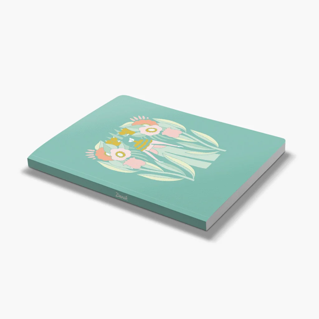 Garden Girl Medium Layflat Notebook - Image 3