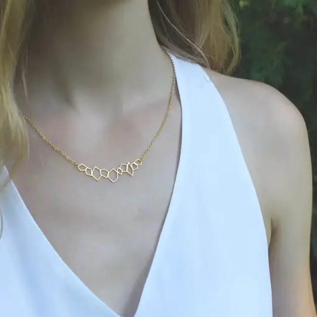 Geometric Rocks Necklace - Image 2