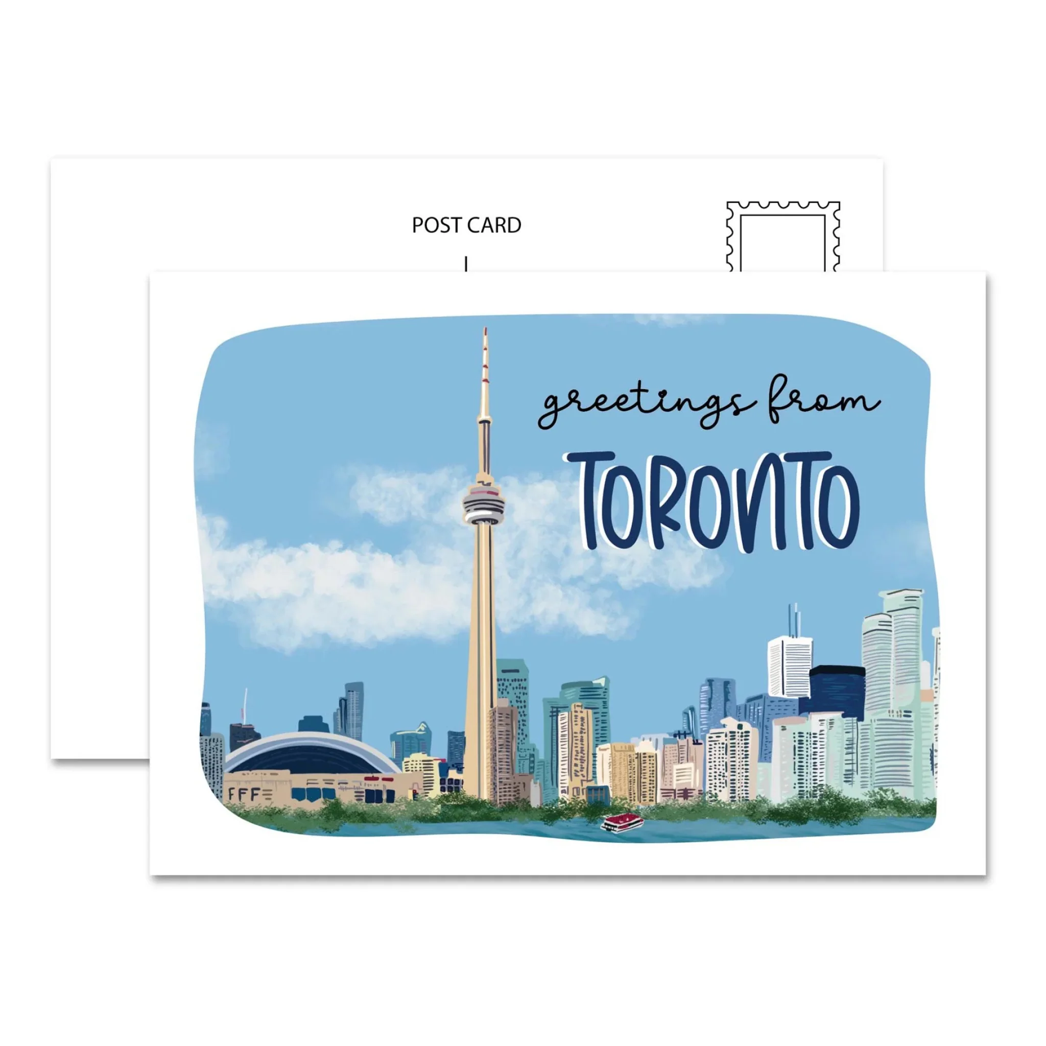 Greetings From Toronto Postcard