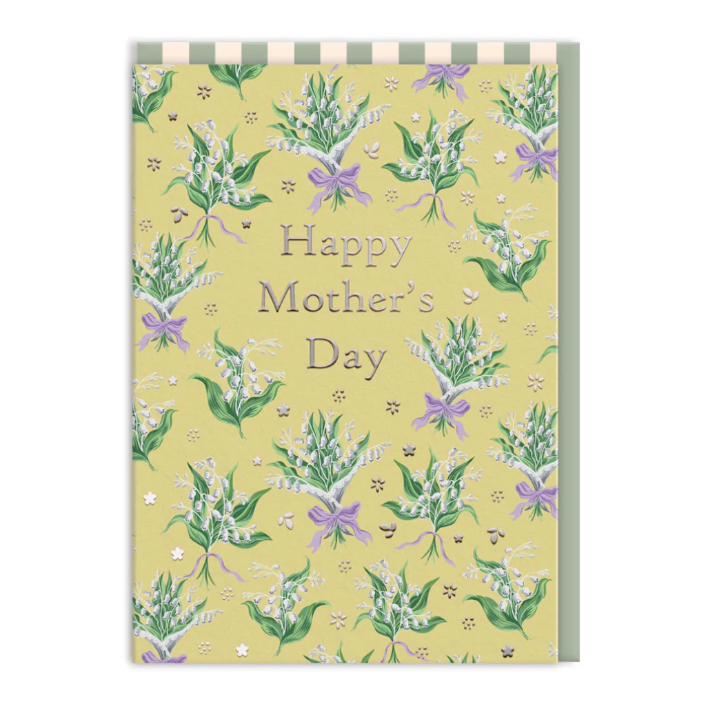 Happy Mothers Day Lily Of The Valley Card