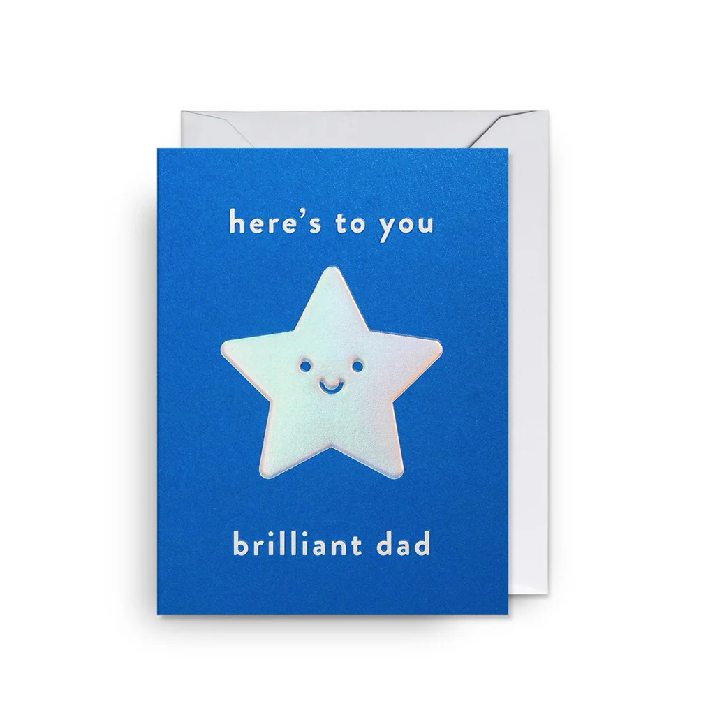 Here's To You Brilliant Dad Mini Card