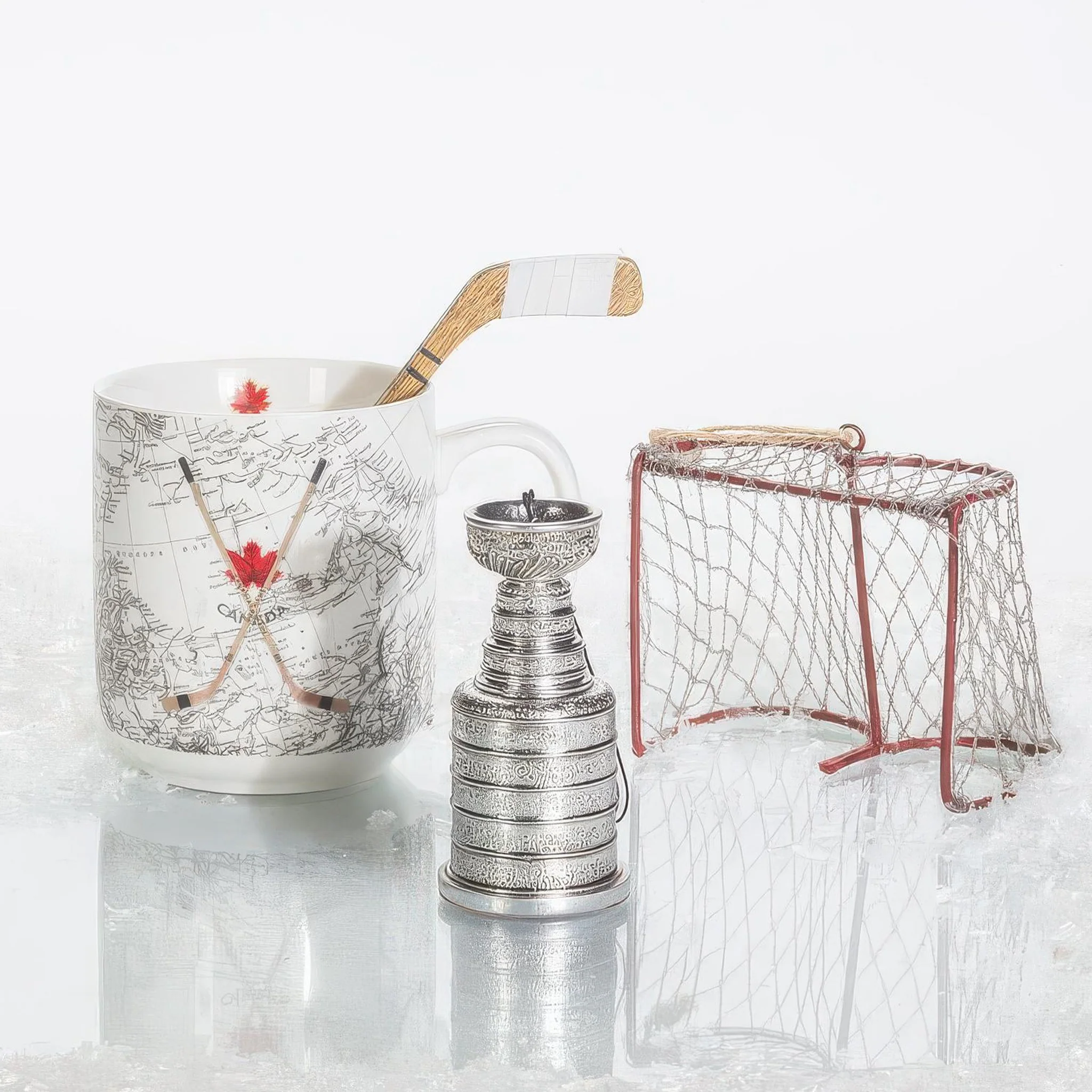 Hockey Sticks & Map Mug - Image 3