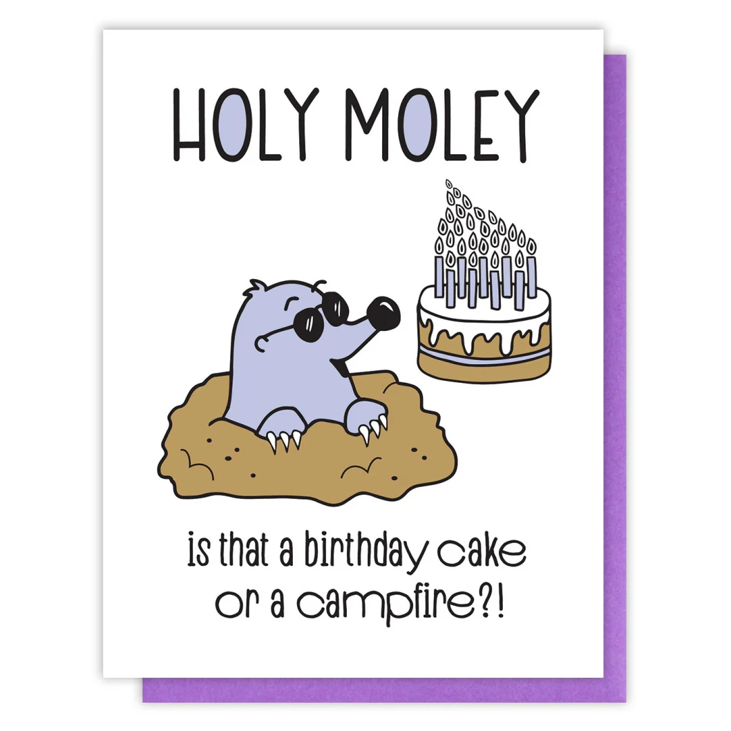 Holy Moley Cake Or Campfire Card
