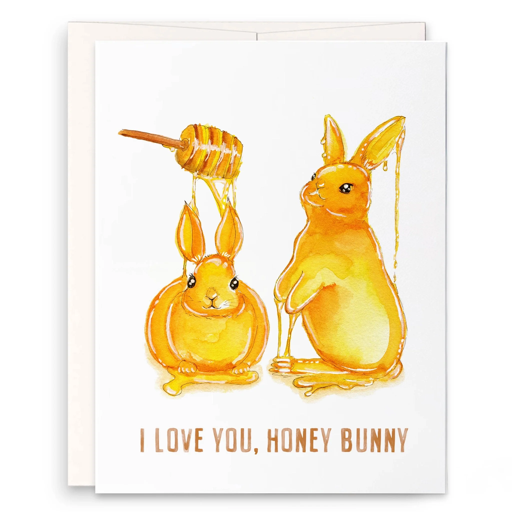 Honey Bunny Love Card