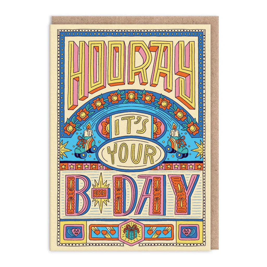 Hooray It's Your B-Day Card