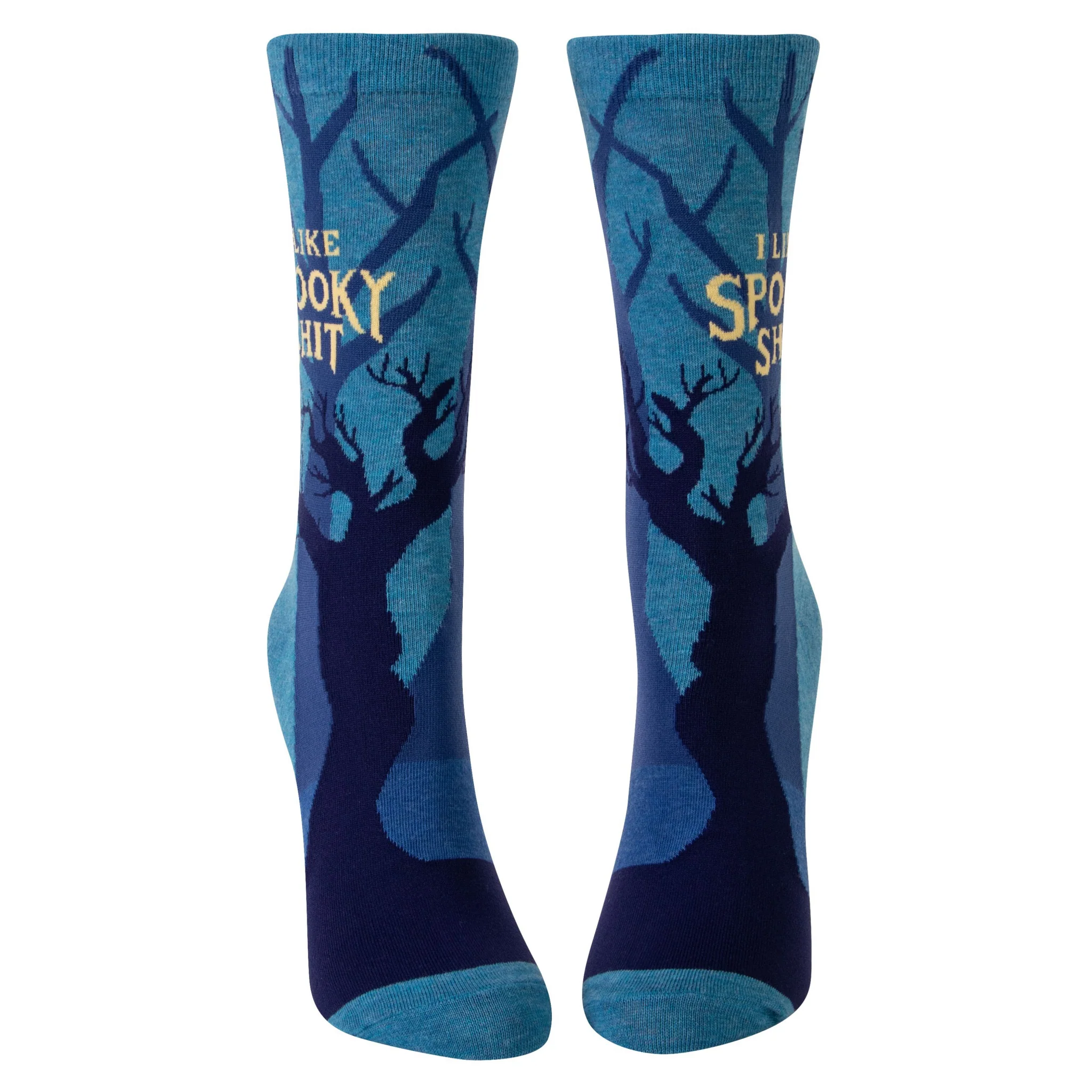 I Like Spooky Shit Crew Socks - Image 2