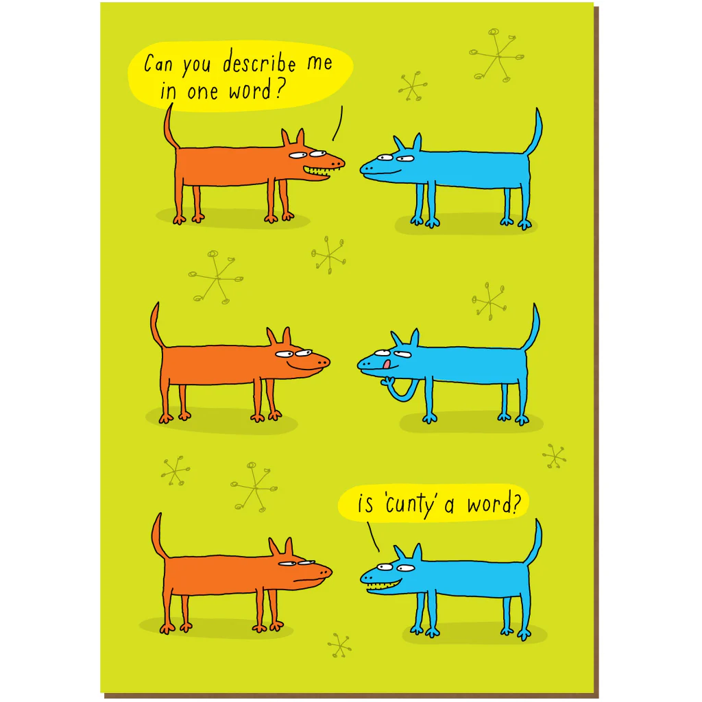 Indescribable Birthday Card
