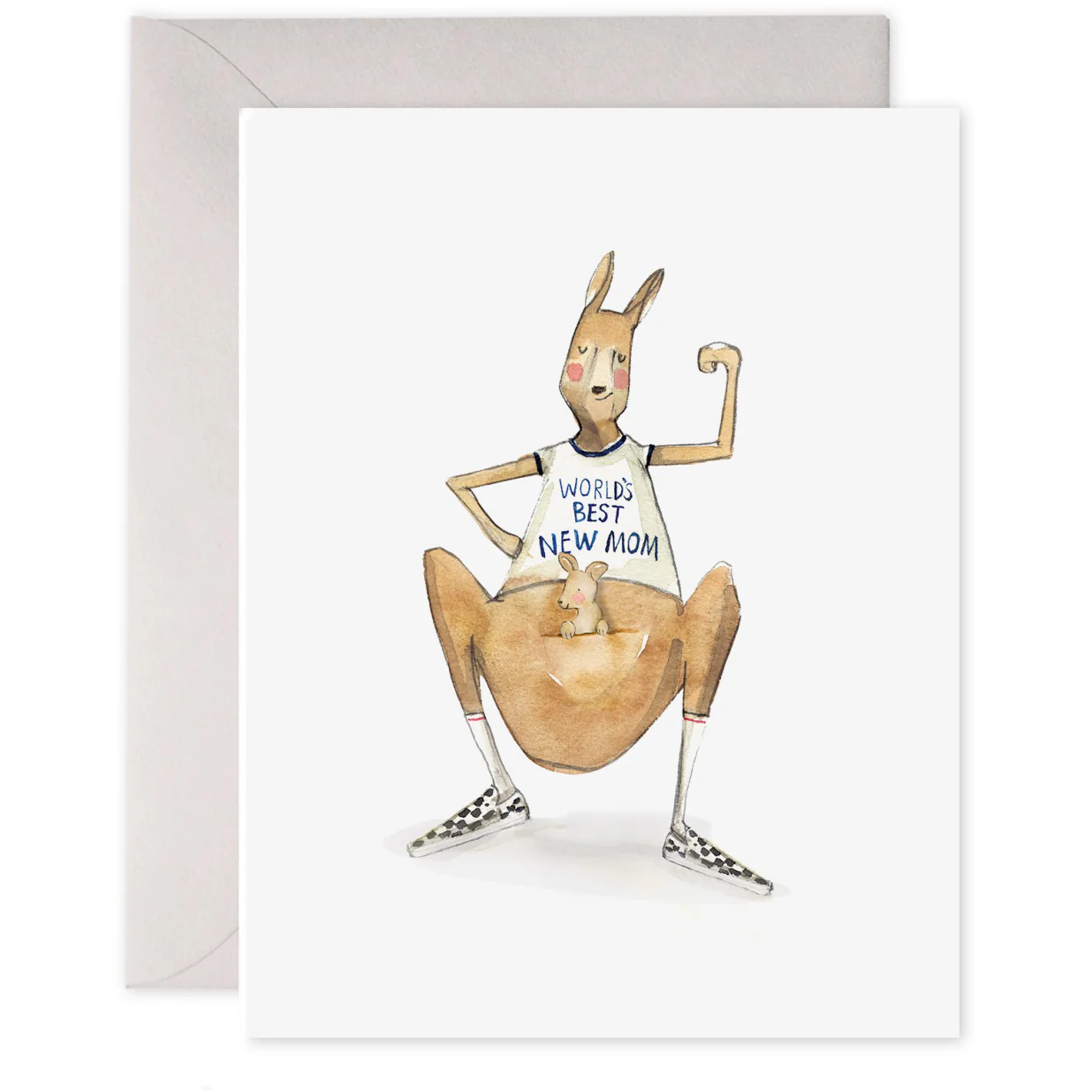 Kangaroo World's Best New Mom Card
