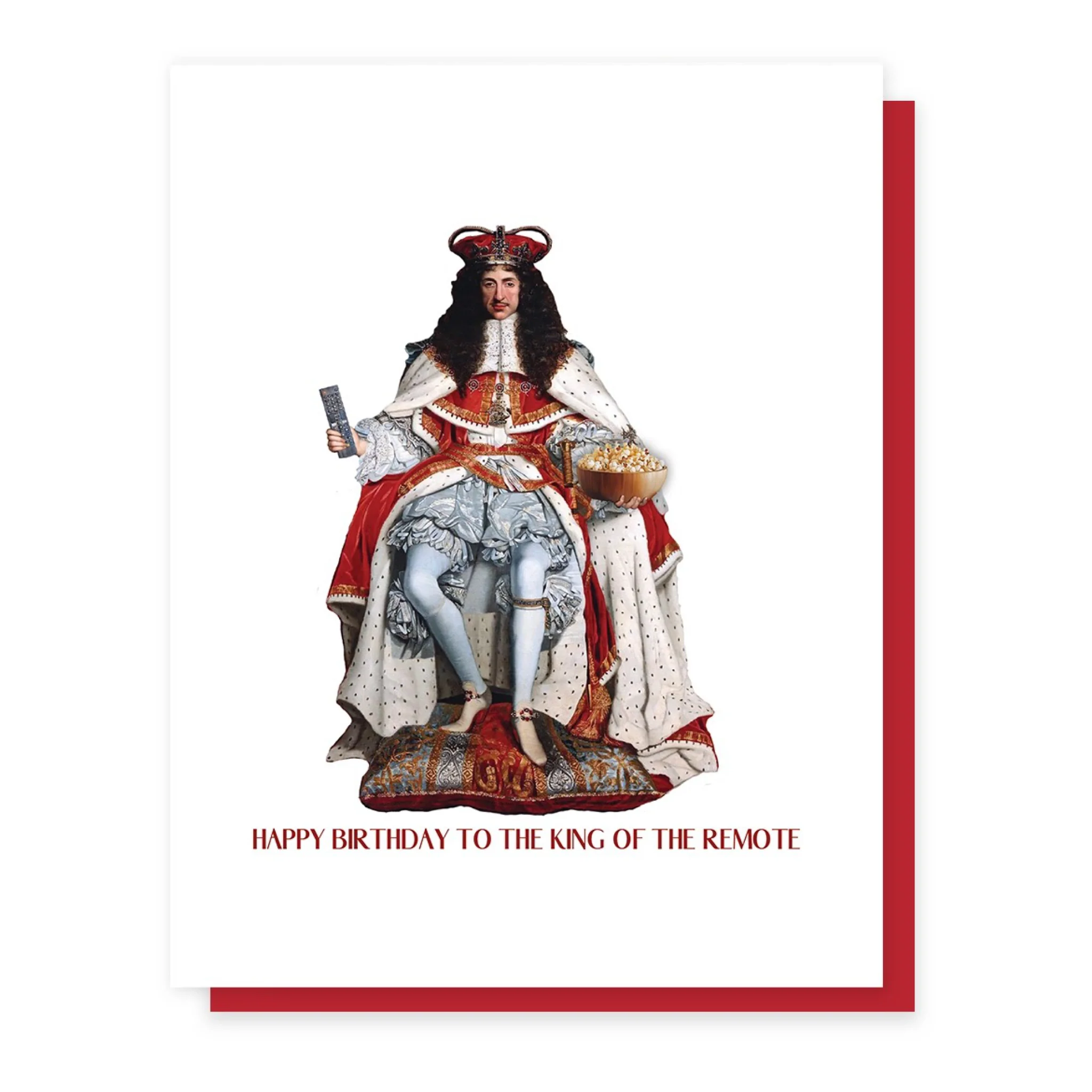 King Of The Remote Father Birthday Card