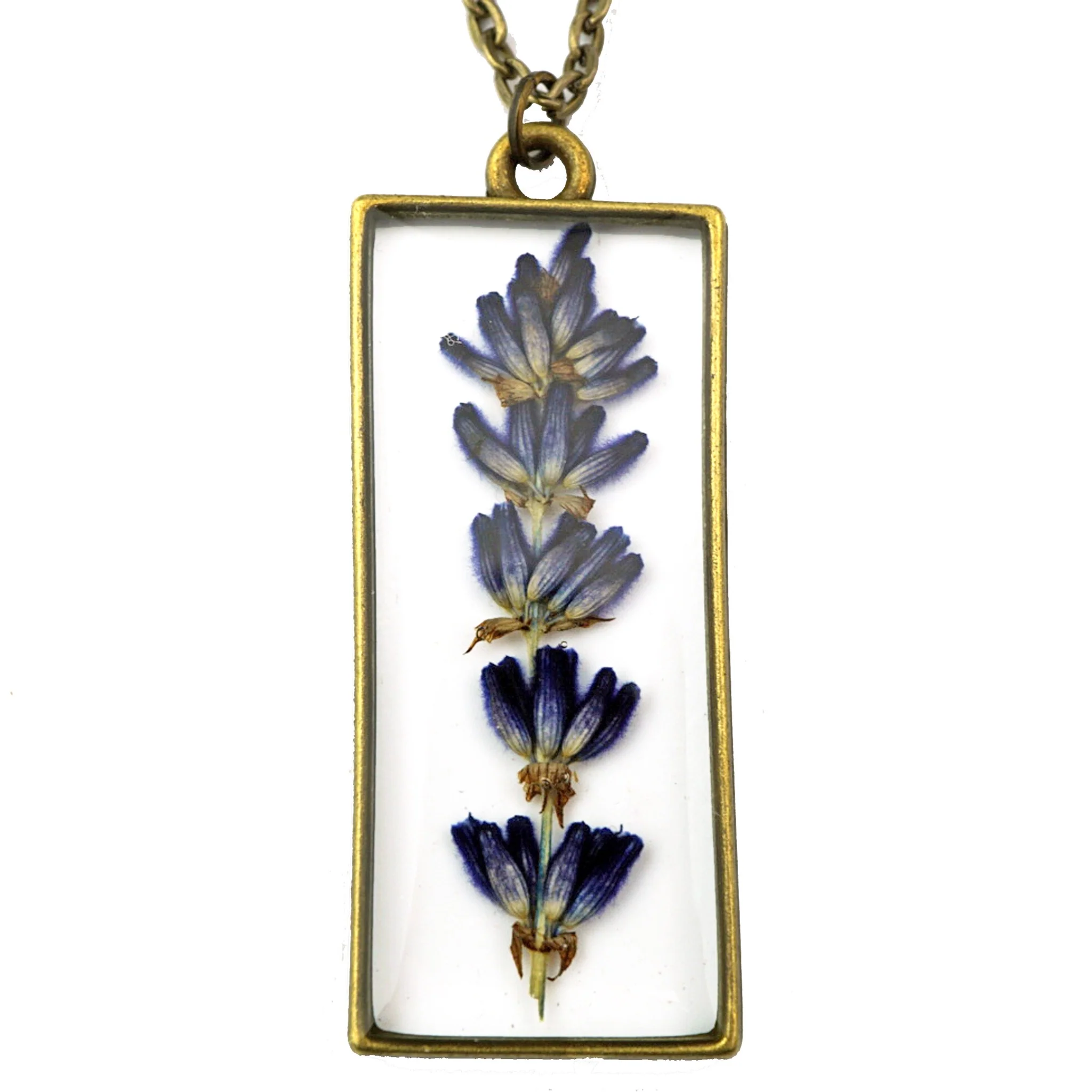 Lavender Pendant Necklace