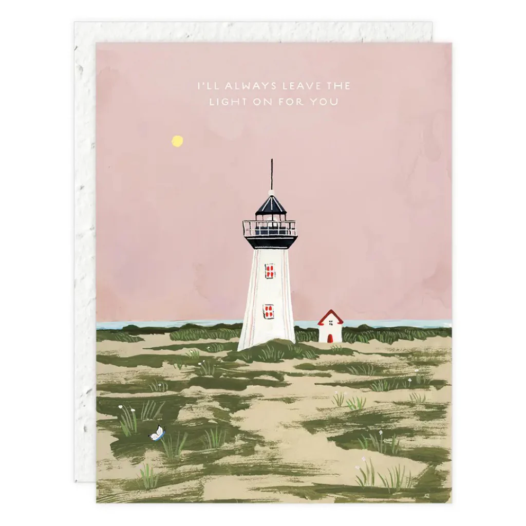 Lighthouse Plantable Card
