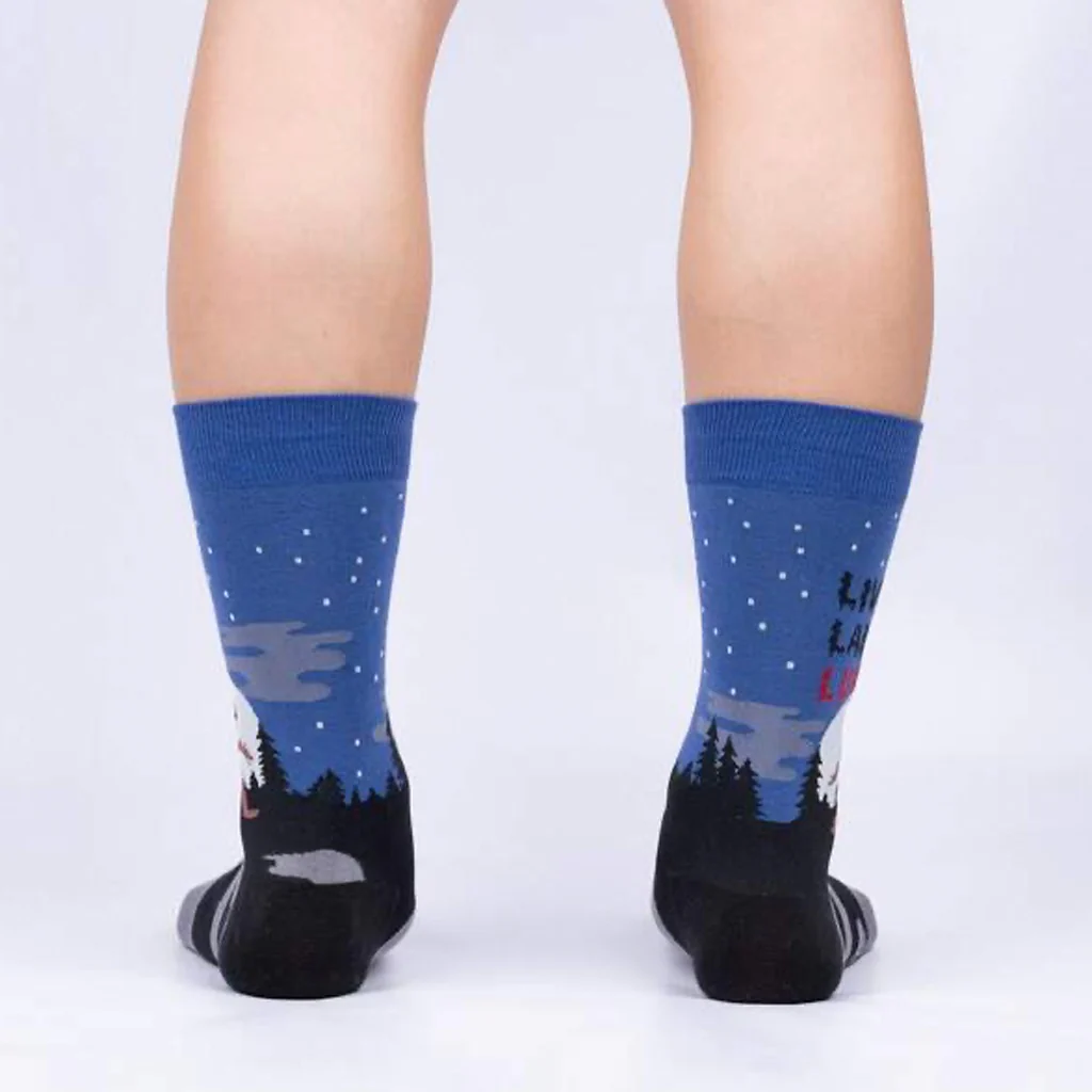 Live, Laugh, Lurk Men's Crew Socks - Image 4