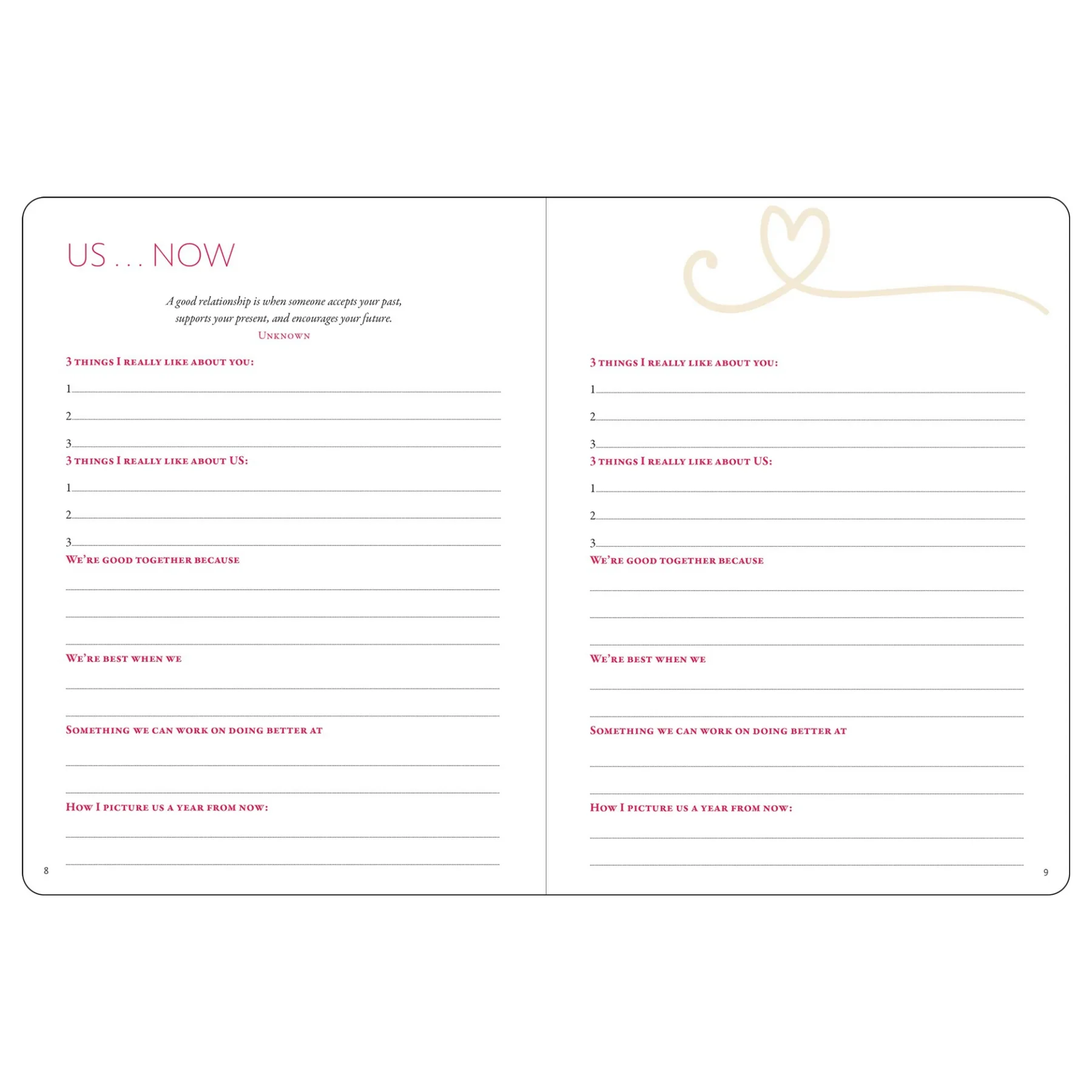 Lucky Us: A Couple's Connection Journal - Image 3